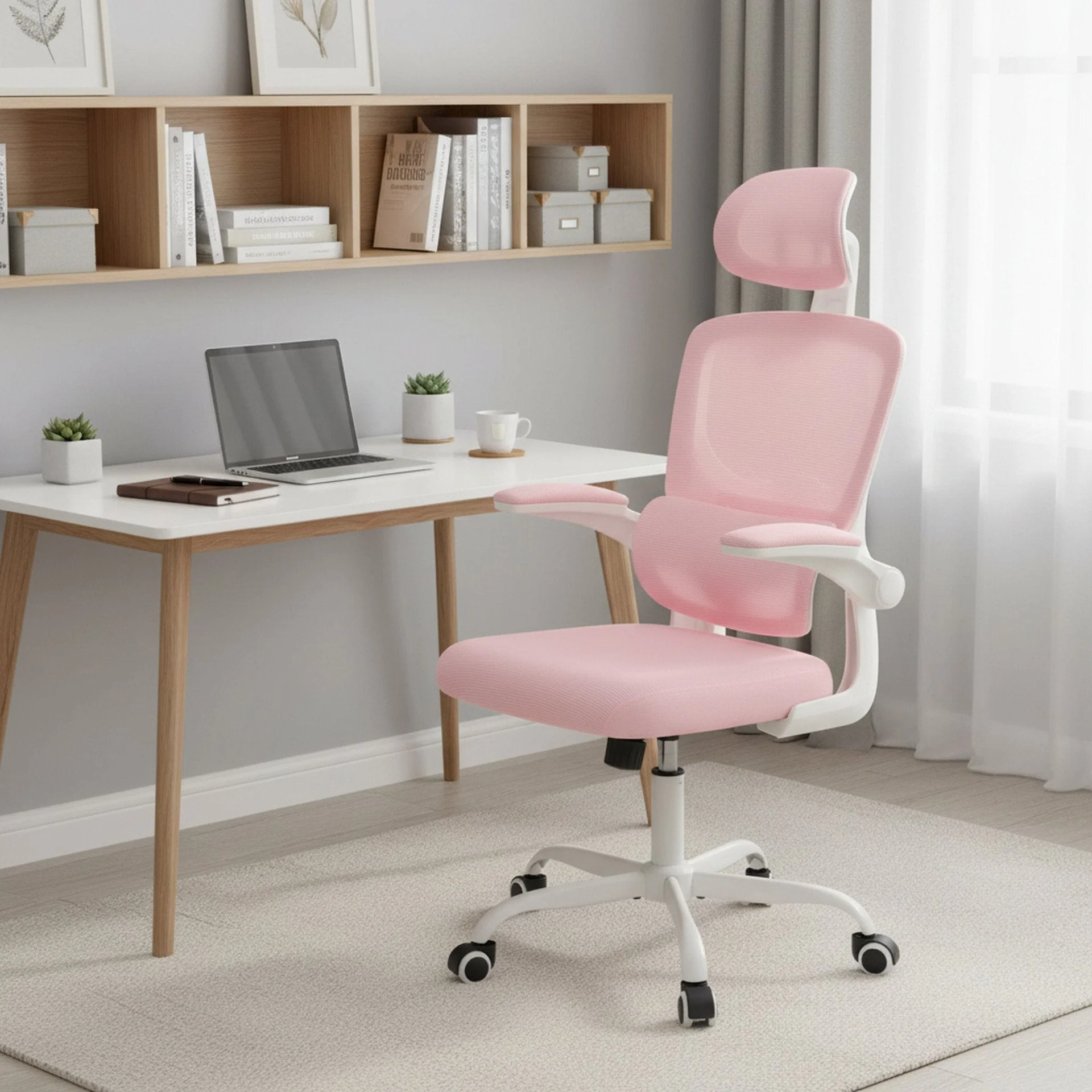 Edison Office Chair - Pink - Image 3