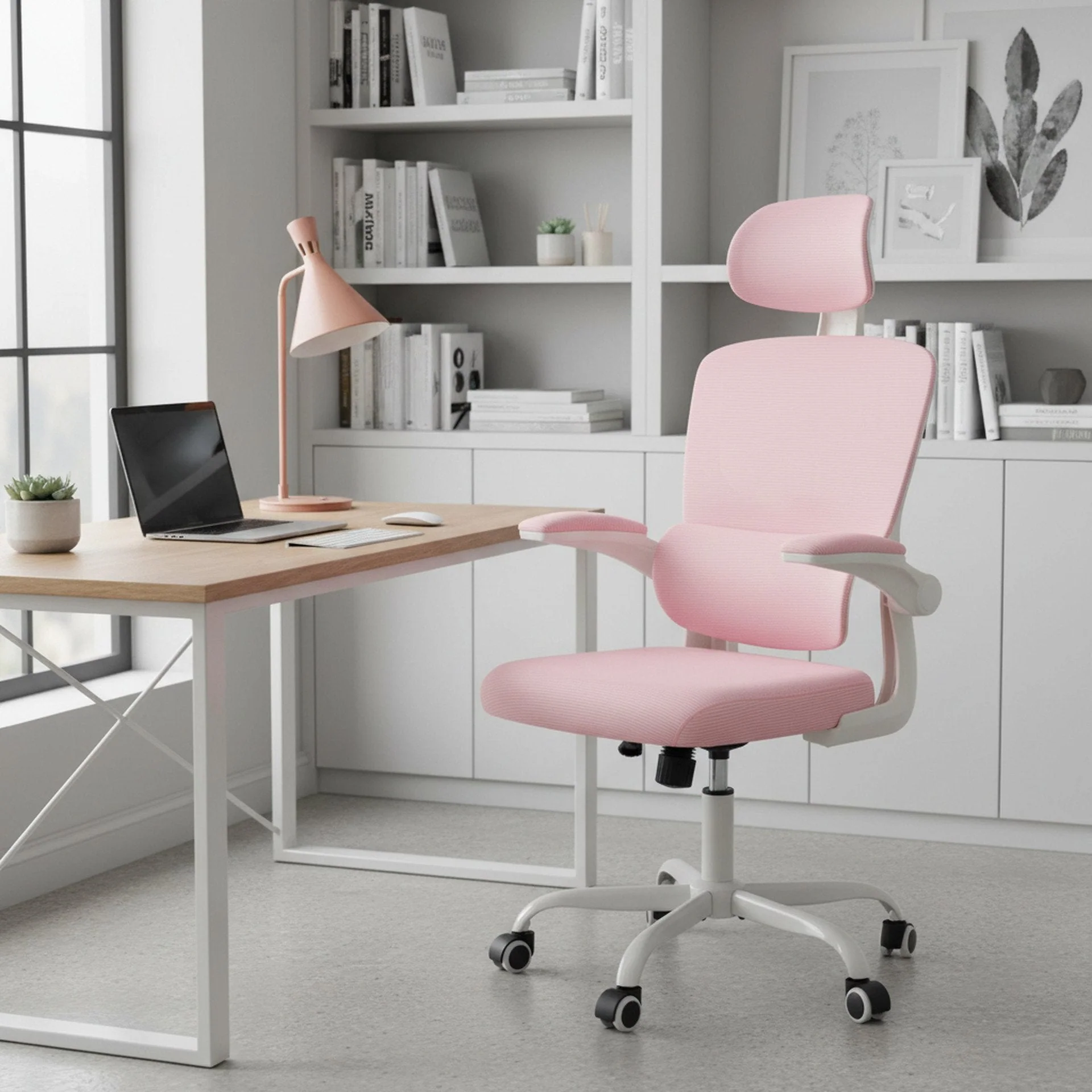 Edison Office Chair - Pink - Image 5