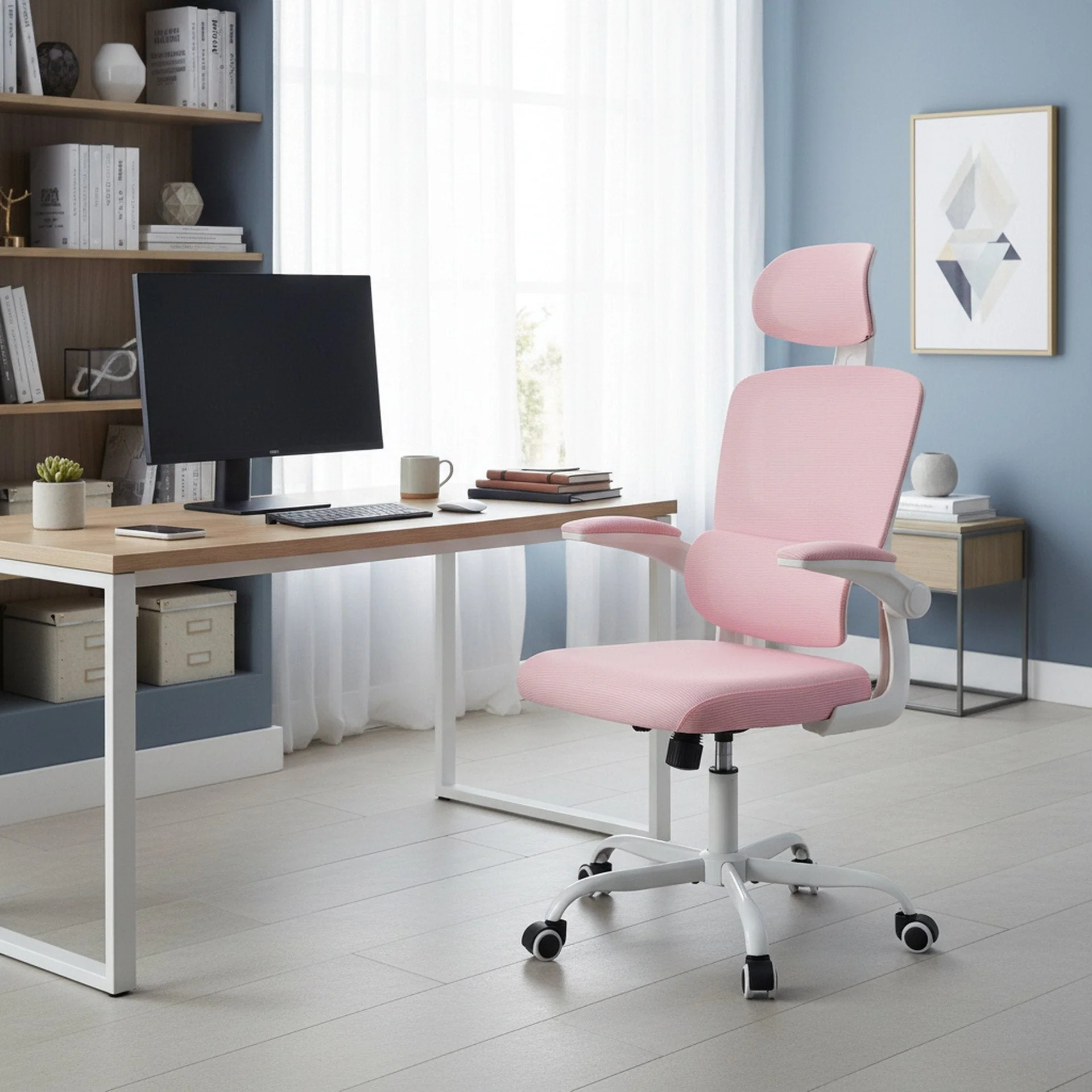 Edison Office Chair - Pink - Image 6