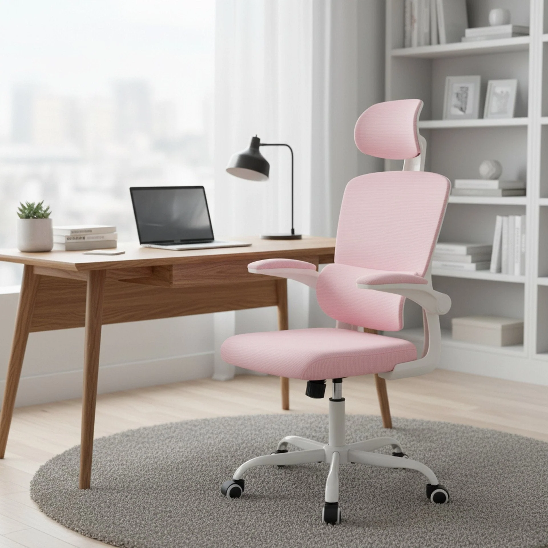 Edison Office Chair - Pink - Image 7
