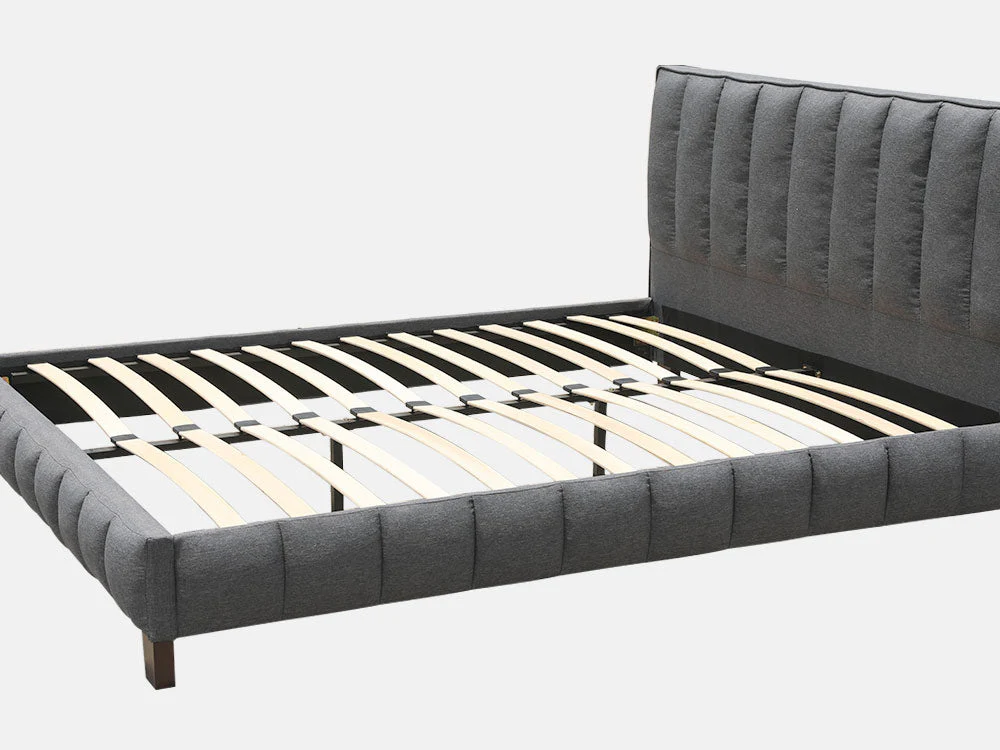 EIGER King Bed Frame - DARK GREY - Image 7