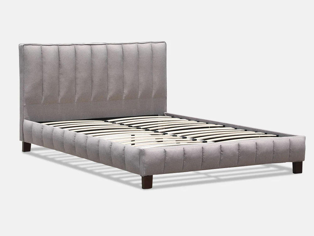 EIGER King Bed Frame - LIGHT GREY - Image 2
