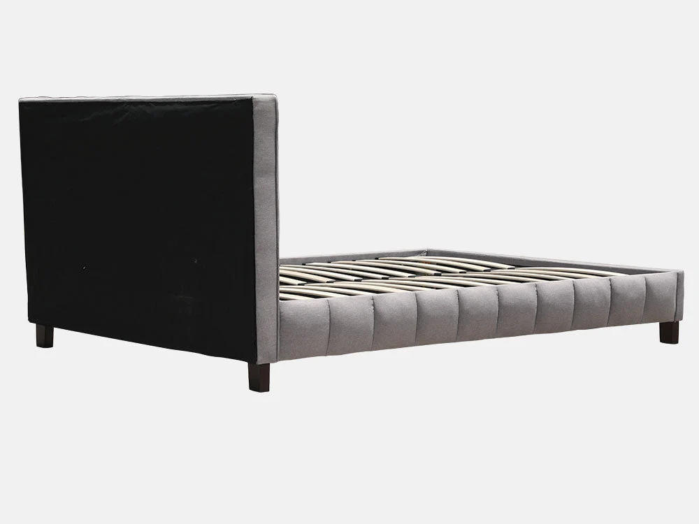 EIGER King Bed Frame - LIGHT GREY - Image 7