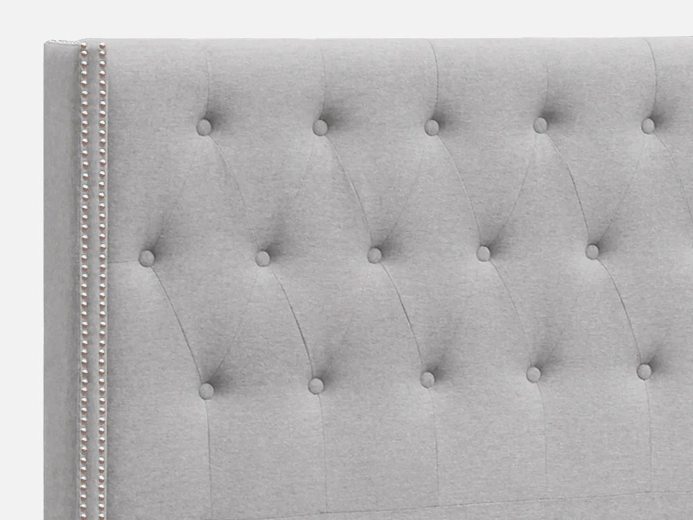 ELBRUS King Bed Frame - LIGHT GREY - Image 5