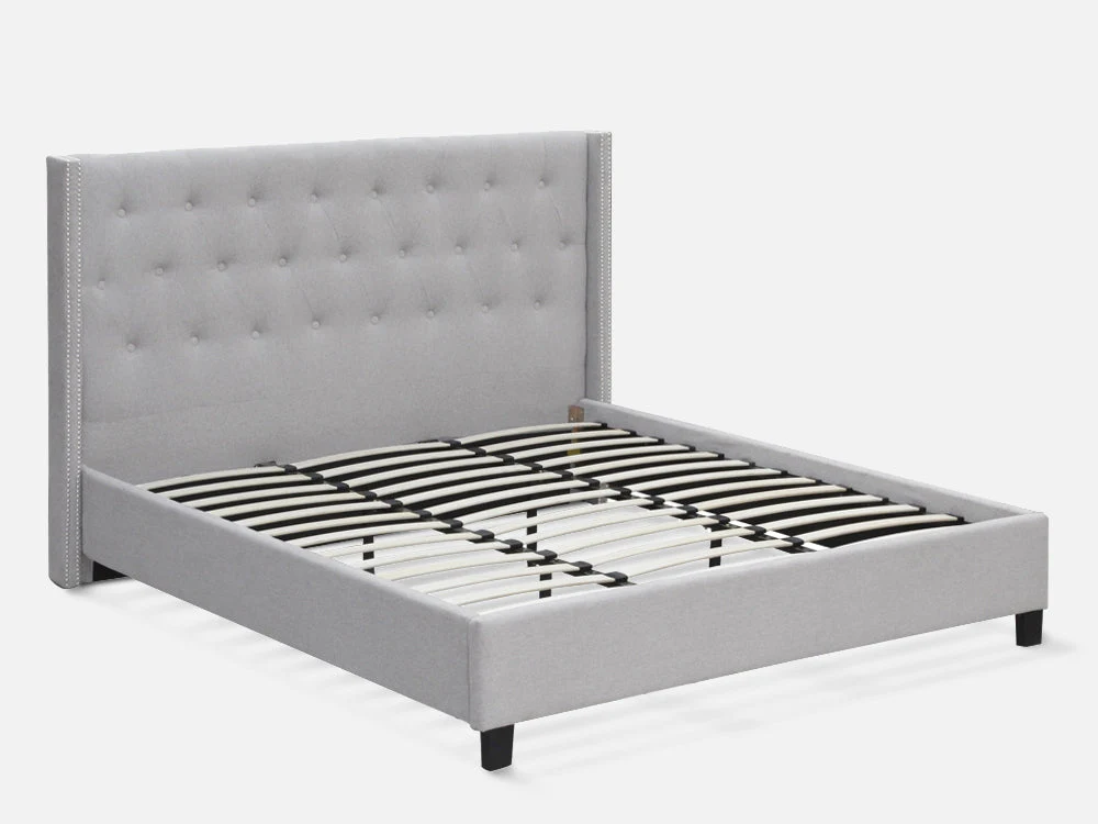ELBRUS Super King Bed Frame - LIGHT GREY - Image 2