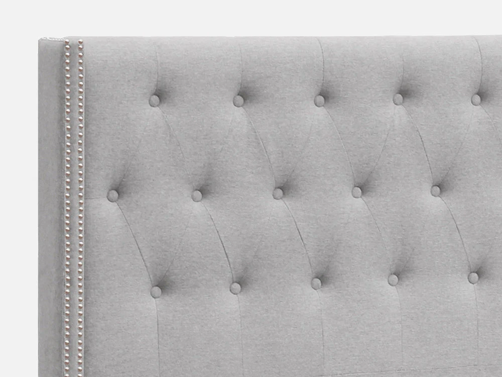 ELBRUS Super King Bed Frame - LIGHT GREY - Image 5