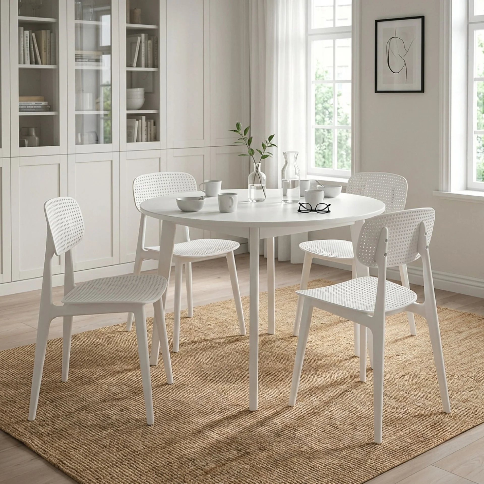 Elias Dining Chair - Set of 4 - White