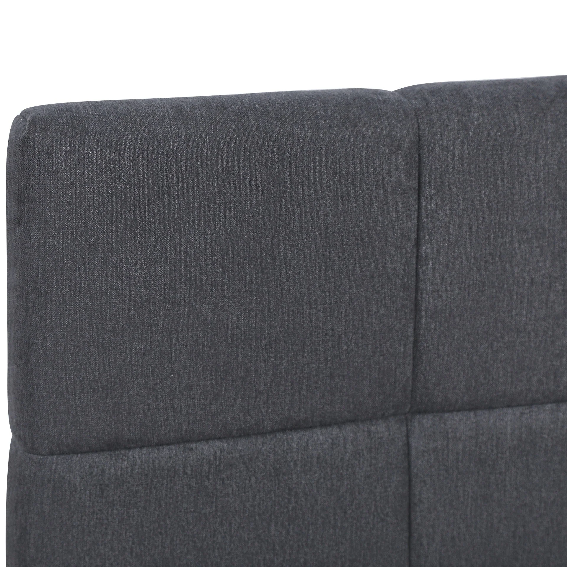 Elizabeth Queen Gas Lift Bed Frame - Dark Grey - Image 10