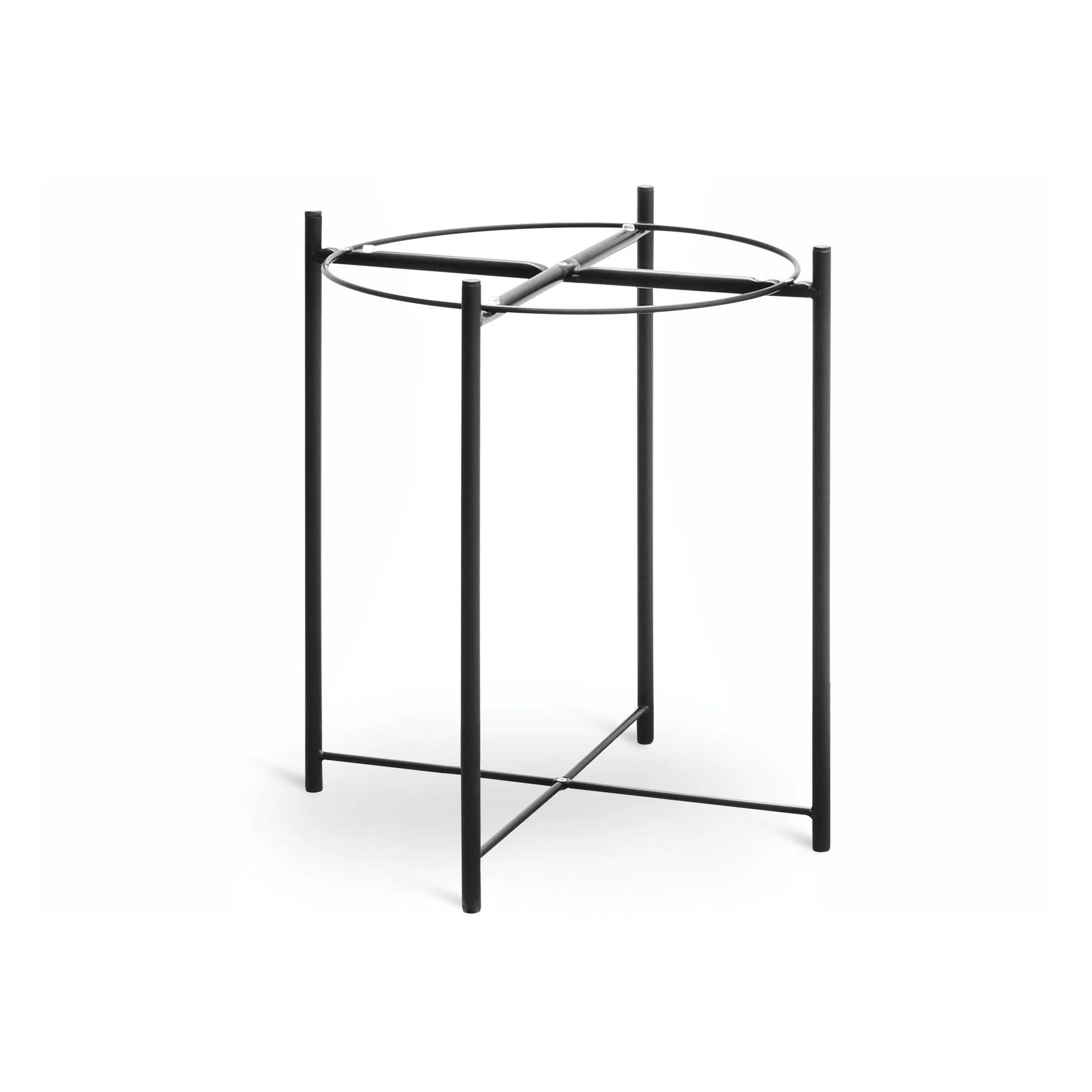 Ellison Round Side Table Coffee Table - Black - Image 6
