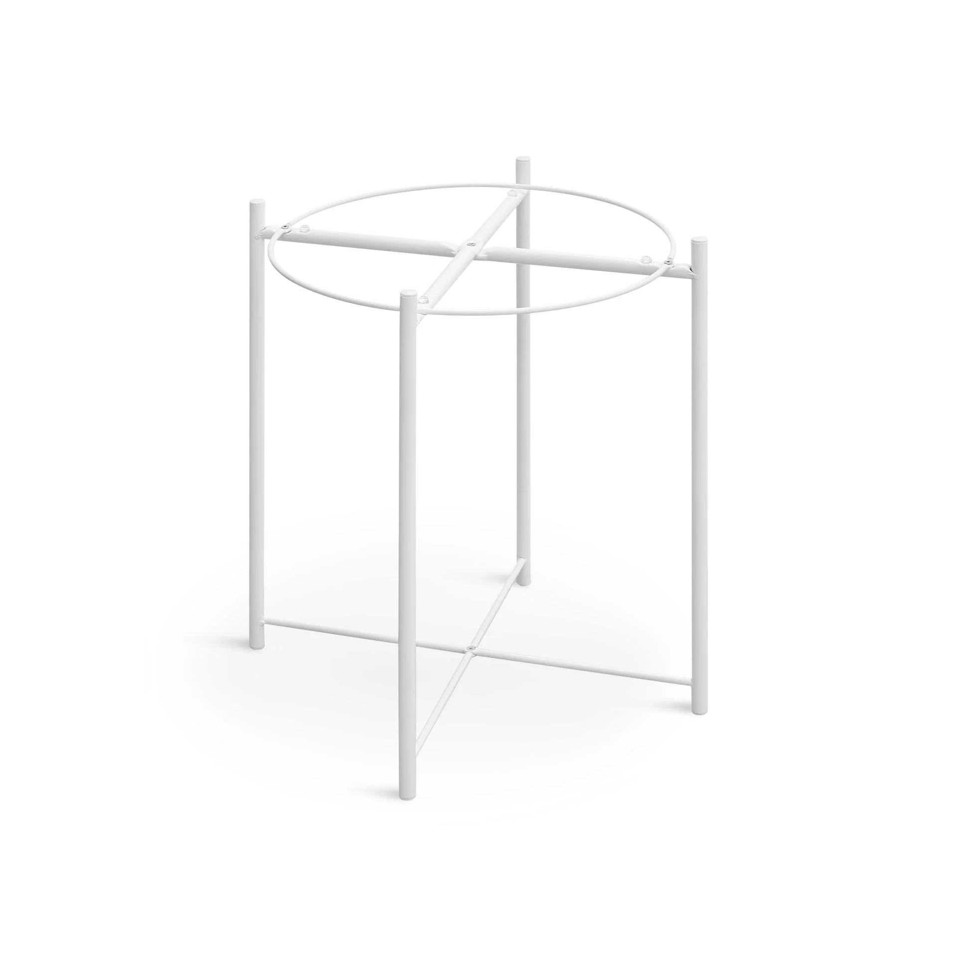 Ellison Round Side Table Coffee Table - White - Image 7