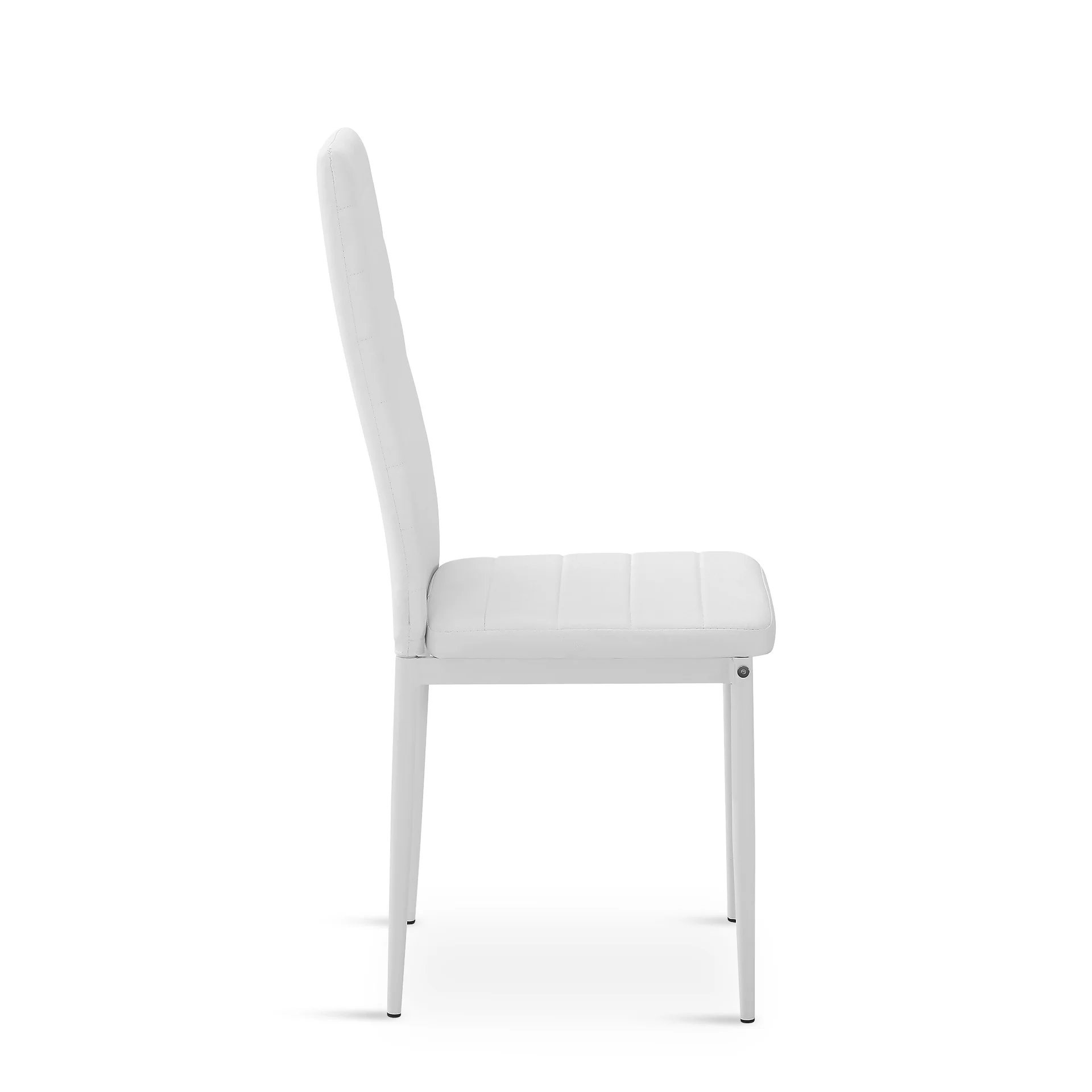Ethan PU Leather Dining Chair - Set of 4 - White - Image 10