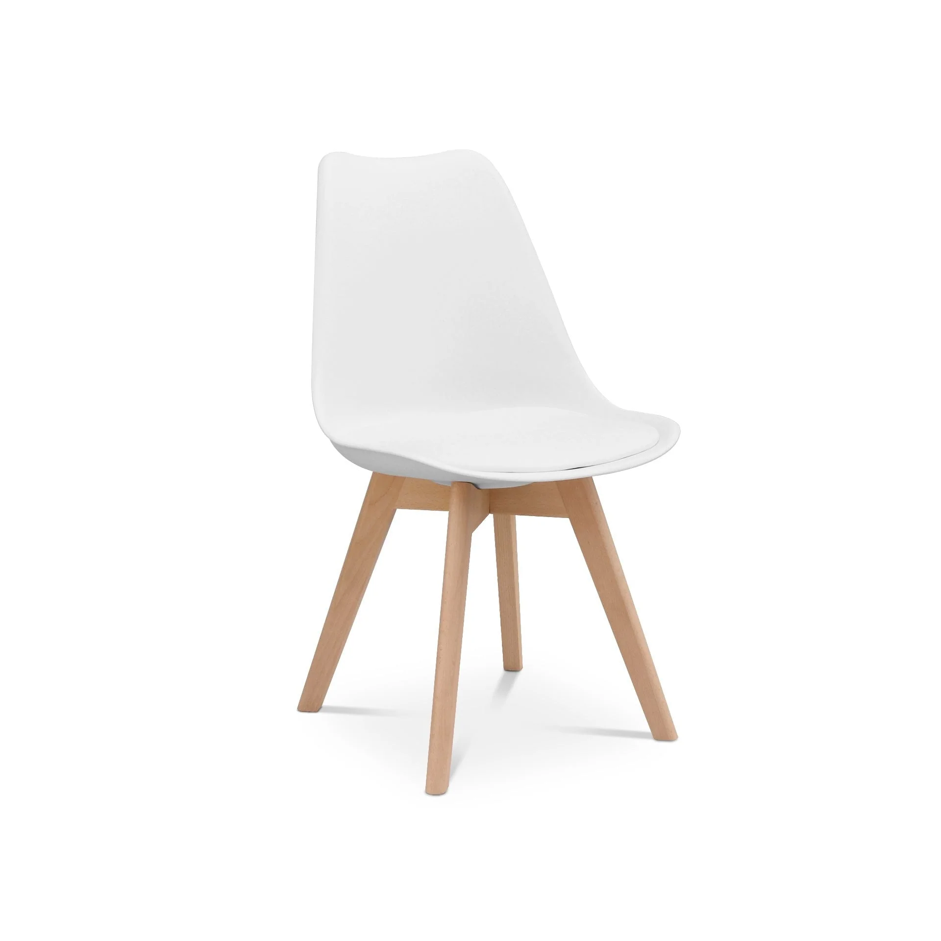Evelyn Dining Chair Padded - Set of 2 - White - Image 2