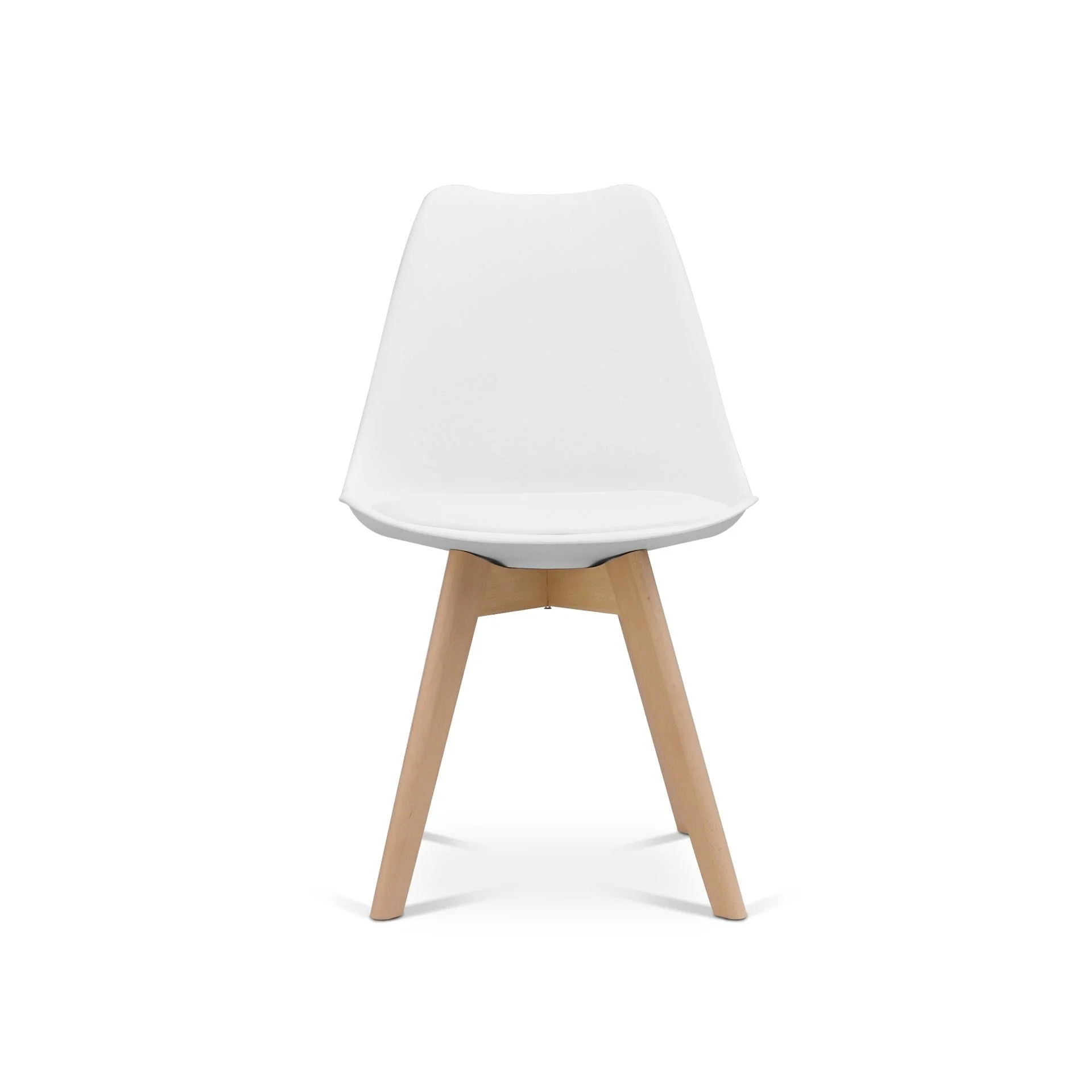 Evelyn Dining Chair Padded - Set of 2 - White - Image 3