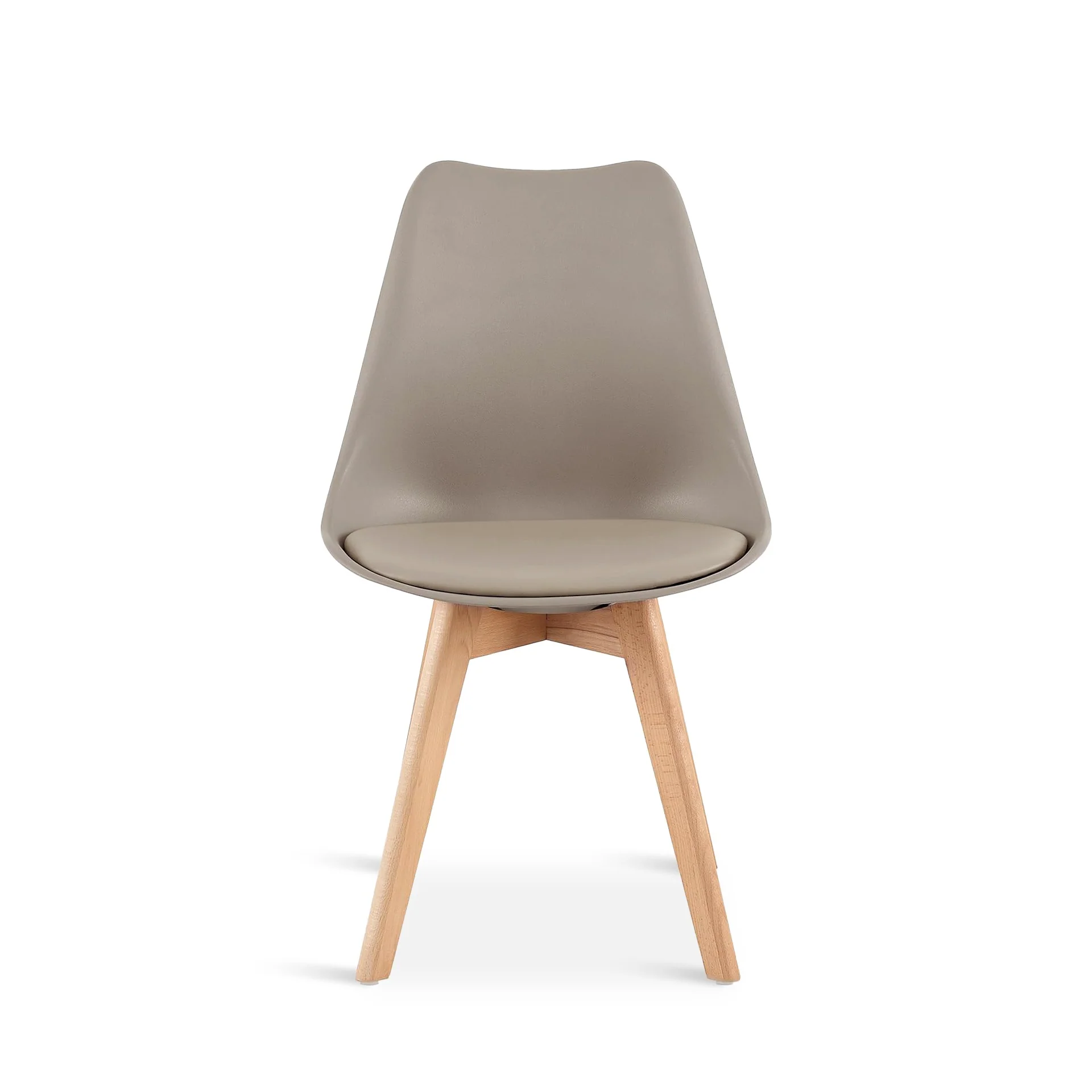 Evelyn Dining Chair Padded - Set of 4 - Brown - Image 5