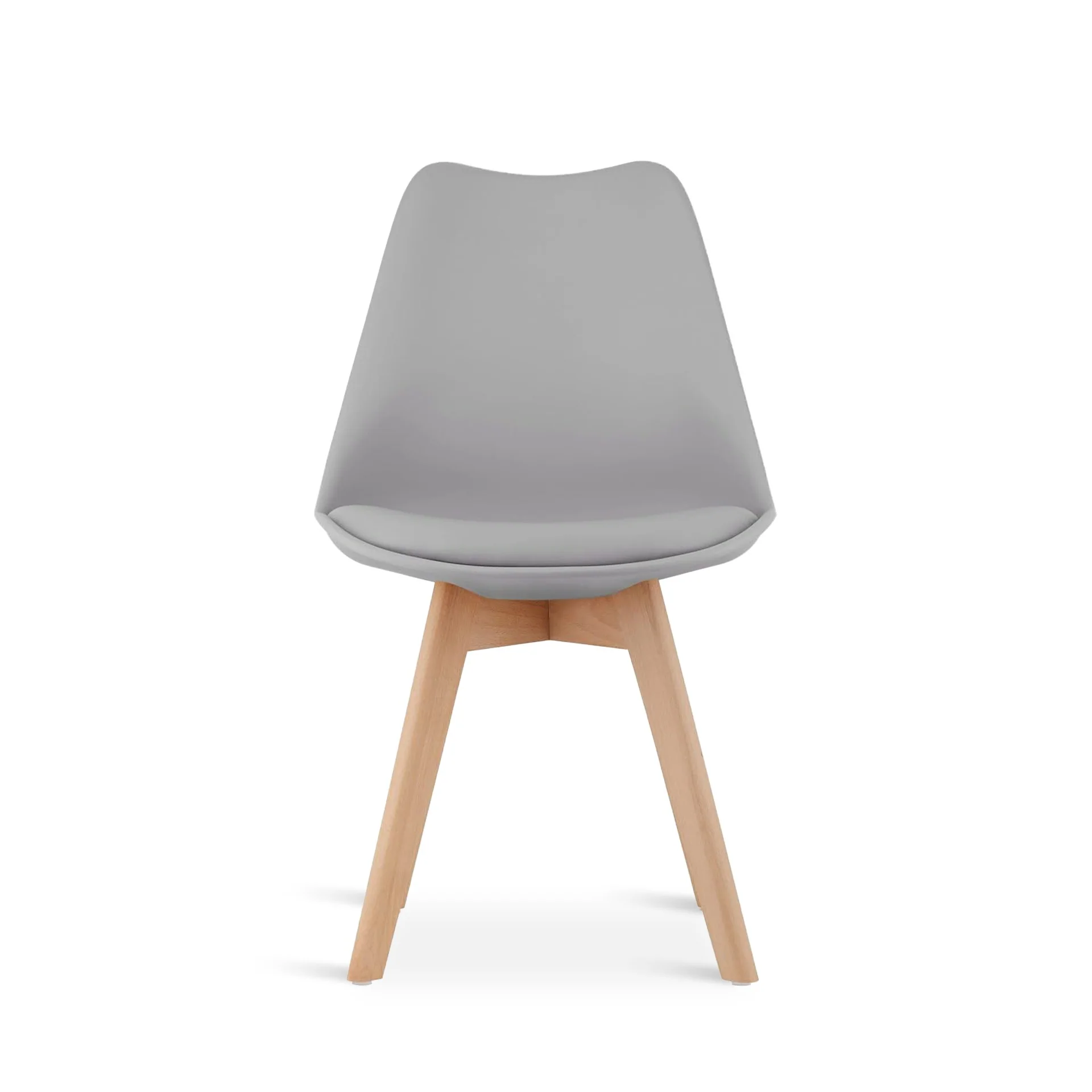 Evelyn Dining Chair Padded - Set of 4 - Grey - Image 5