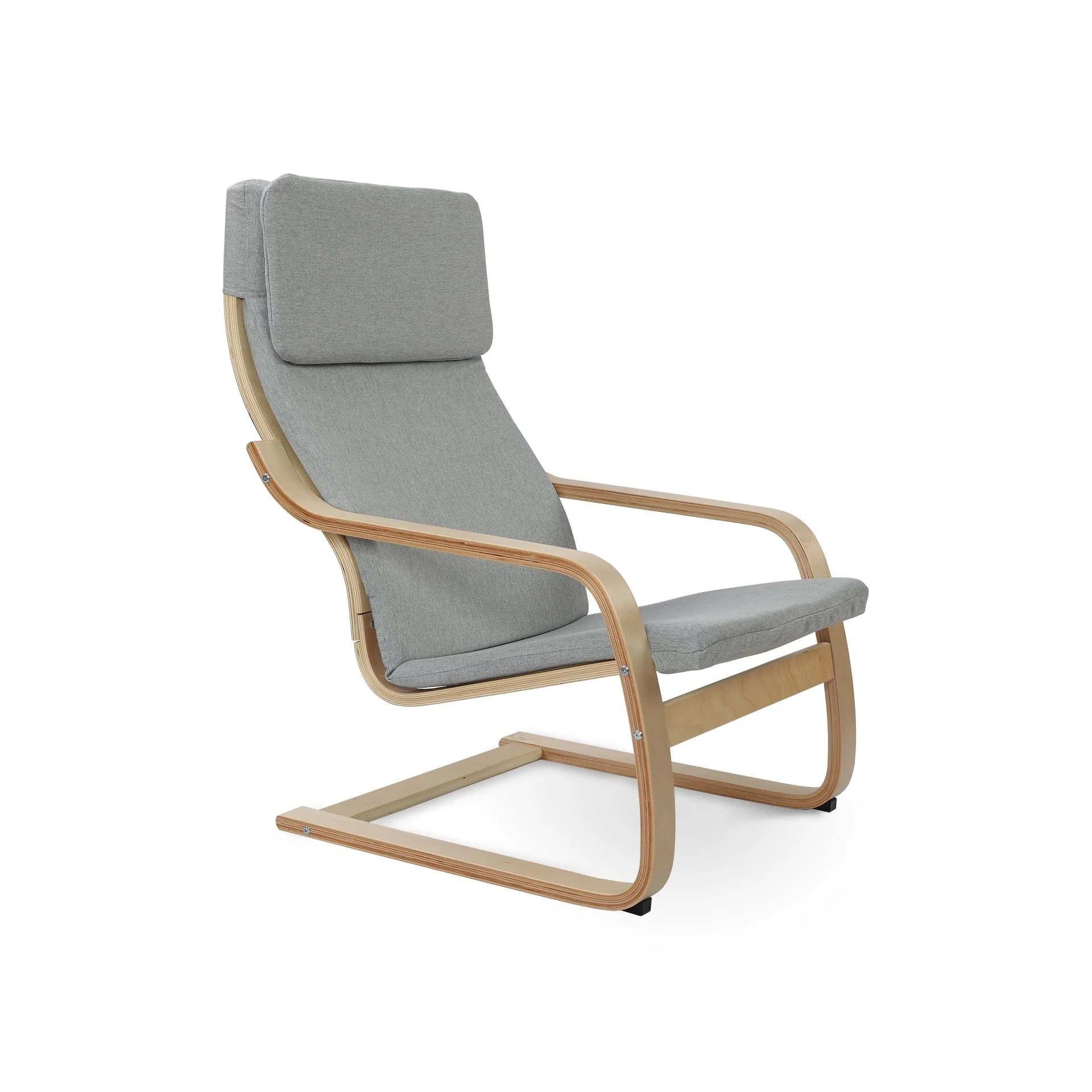 Fiona Bentwood Armchair - Grey - Image 2