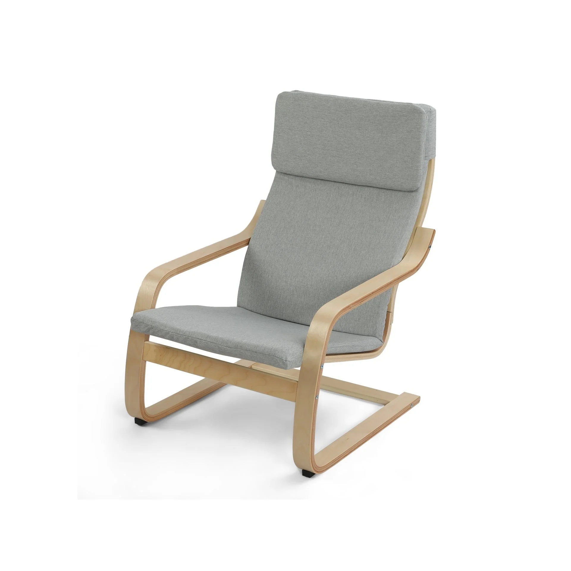 Fiona Bentwood Armchair - Grey - Image 3