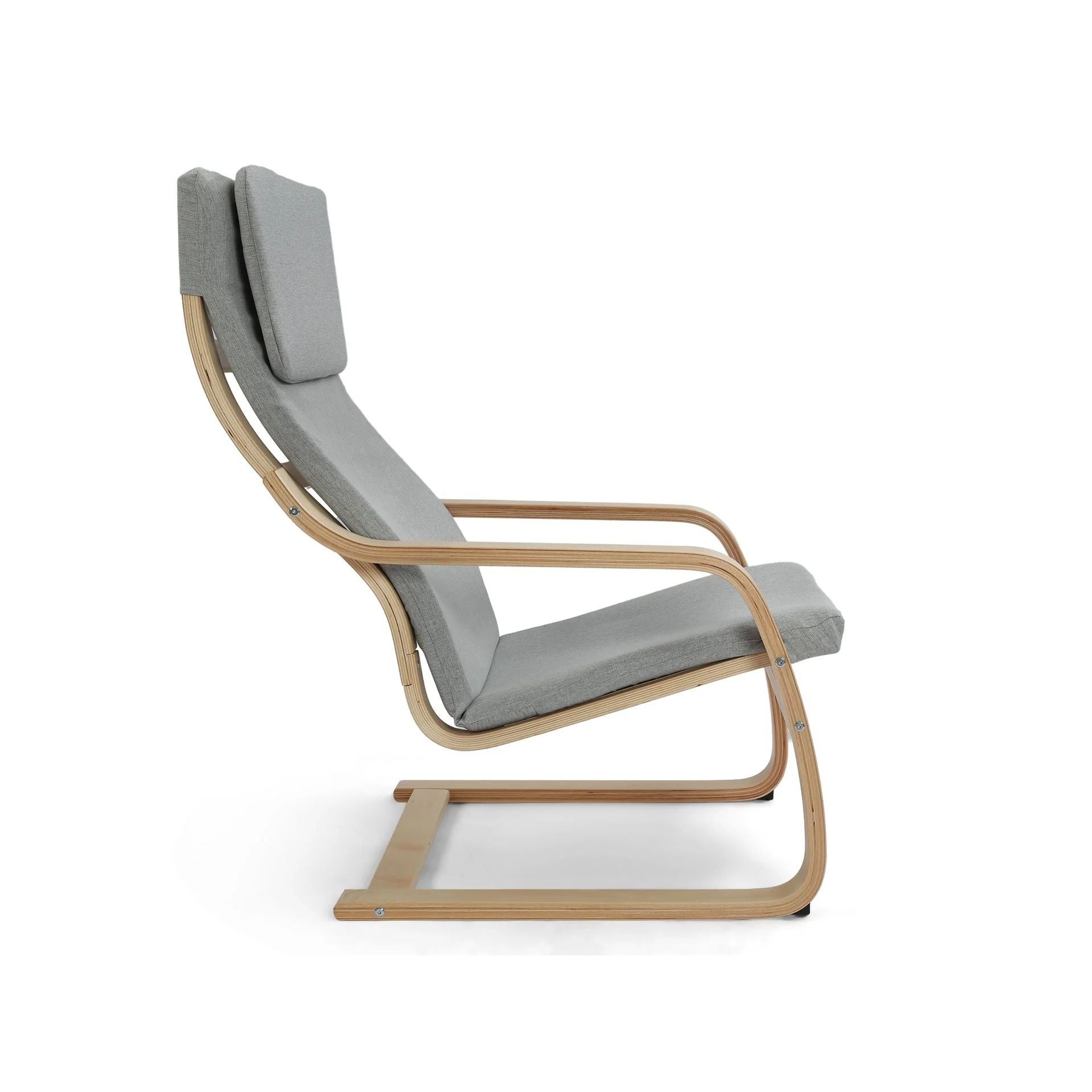 Fiona Bentwood Armchair - Grey - Image 5