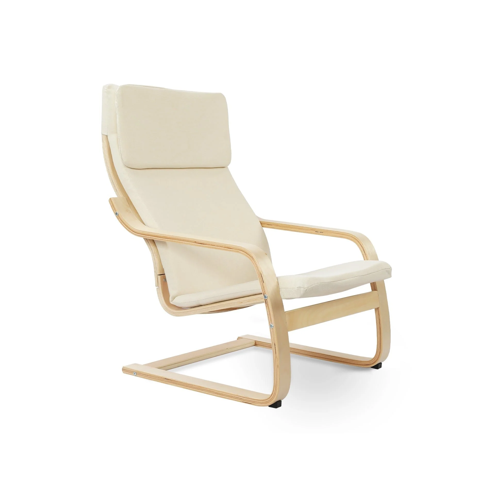 Fiona Bentwood Armchair - Oatmeal - Image 2