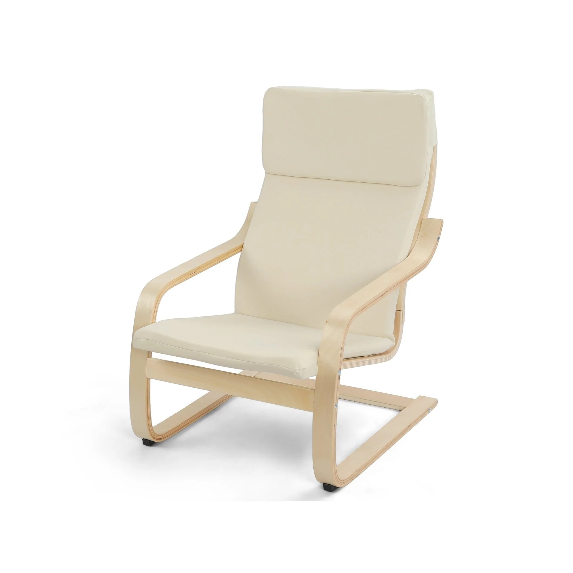 Fiona Bentwood Armchair - Oatmeal - Image 4