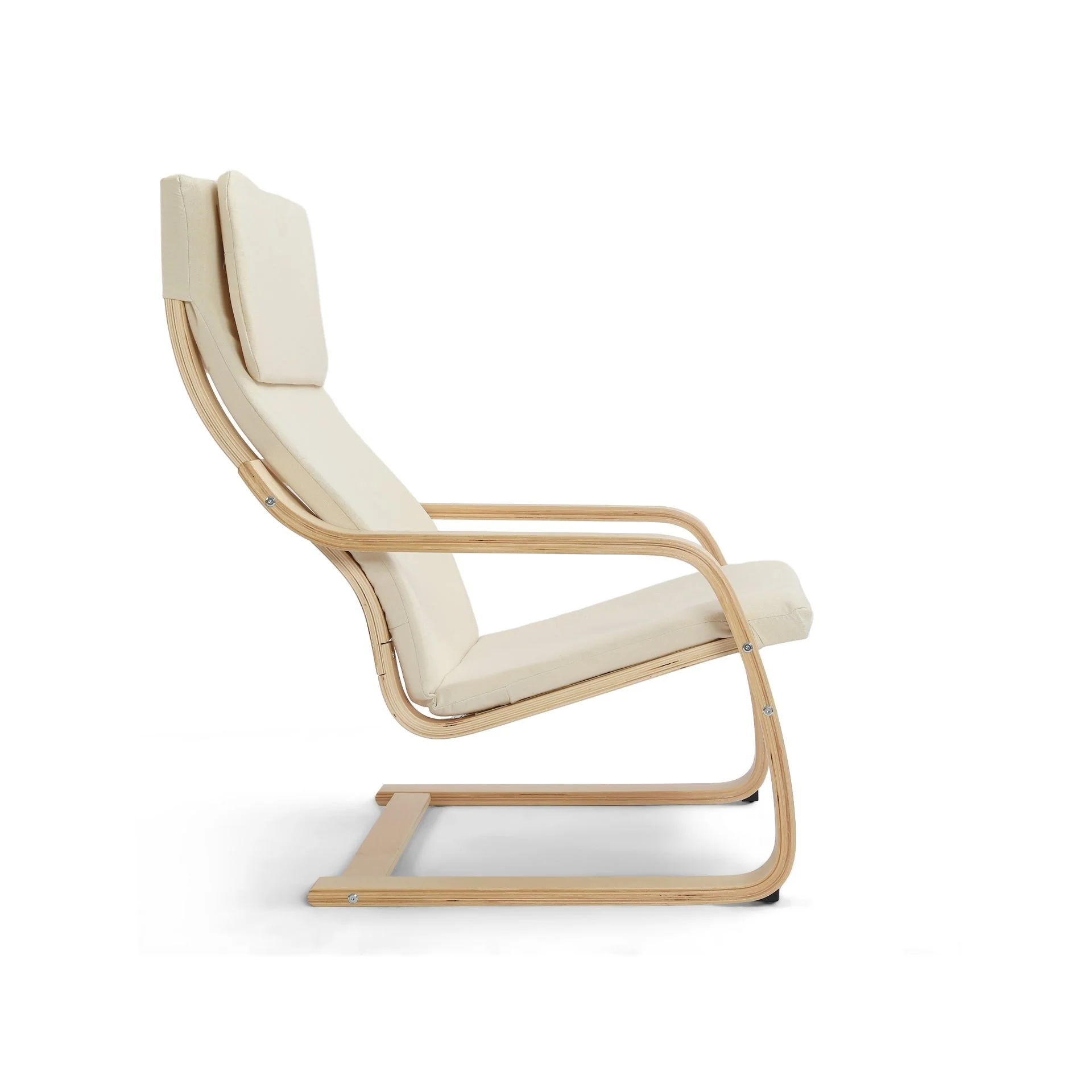 Fiona Bentwood Armchair - Oatmeal - Image 5
