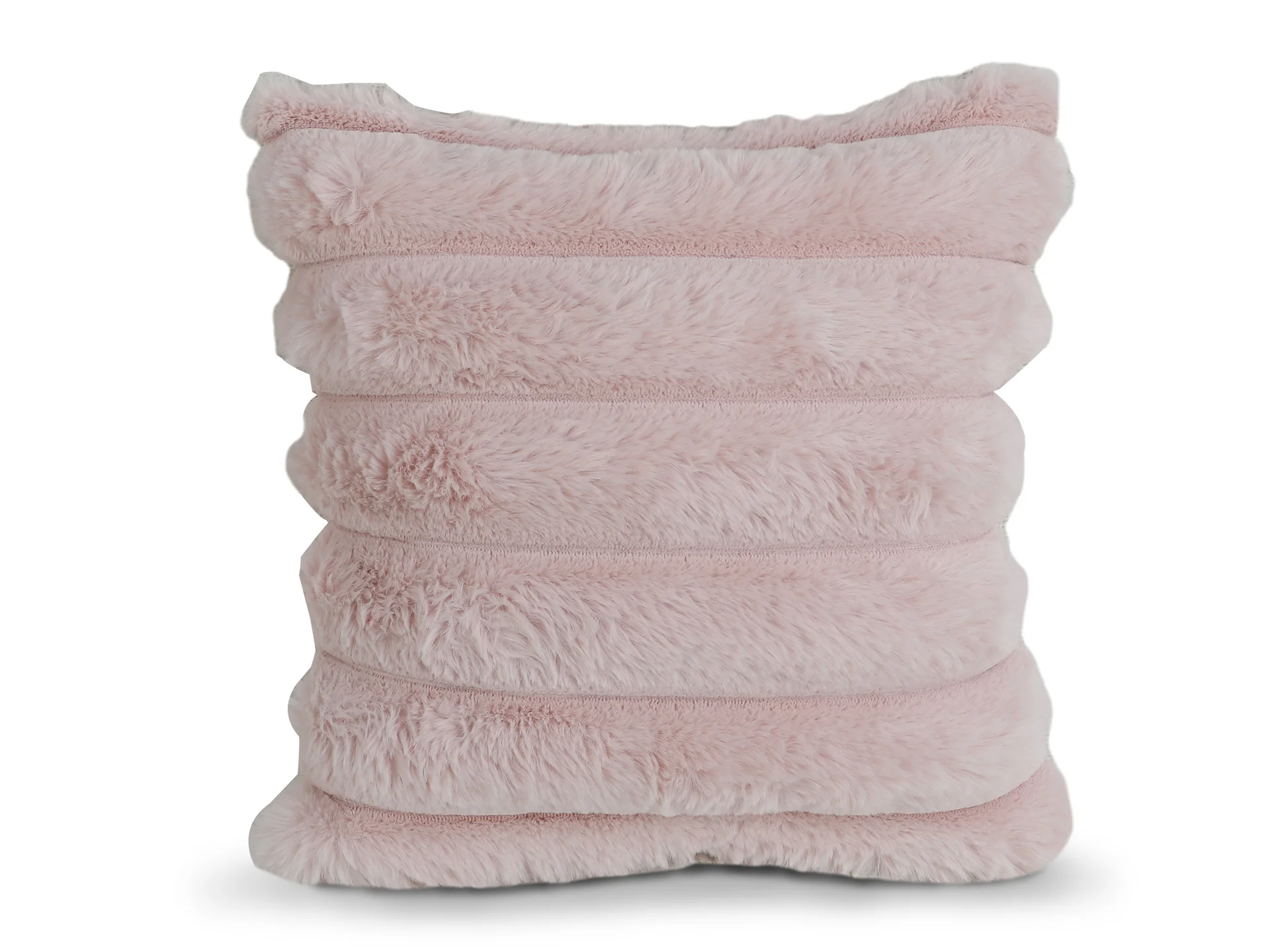 Fluffy Cushion Pink 45x45cm