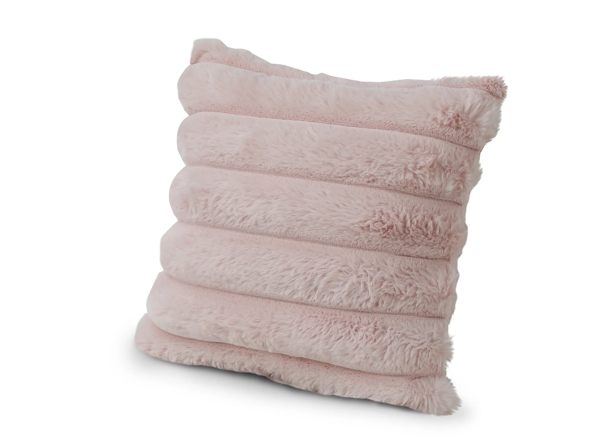Fluffy Cushion Pink 45x45cm - Image 3
