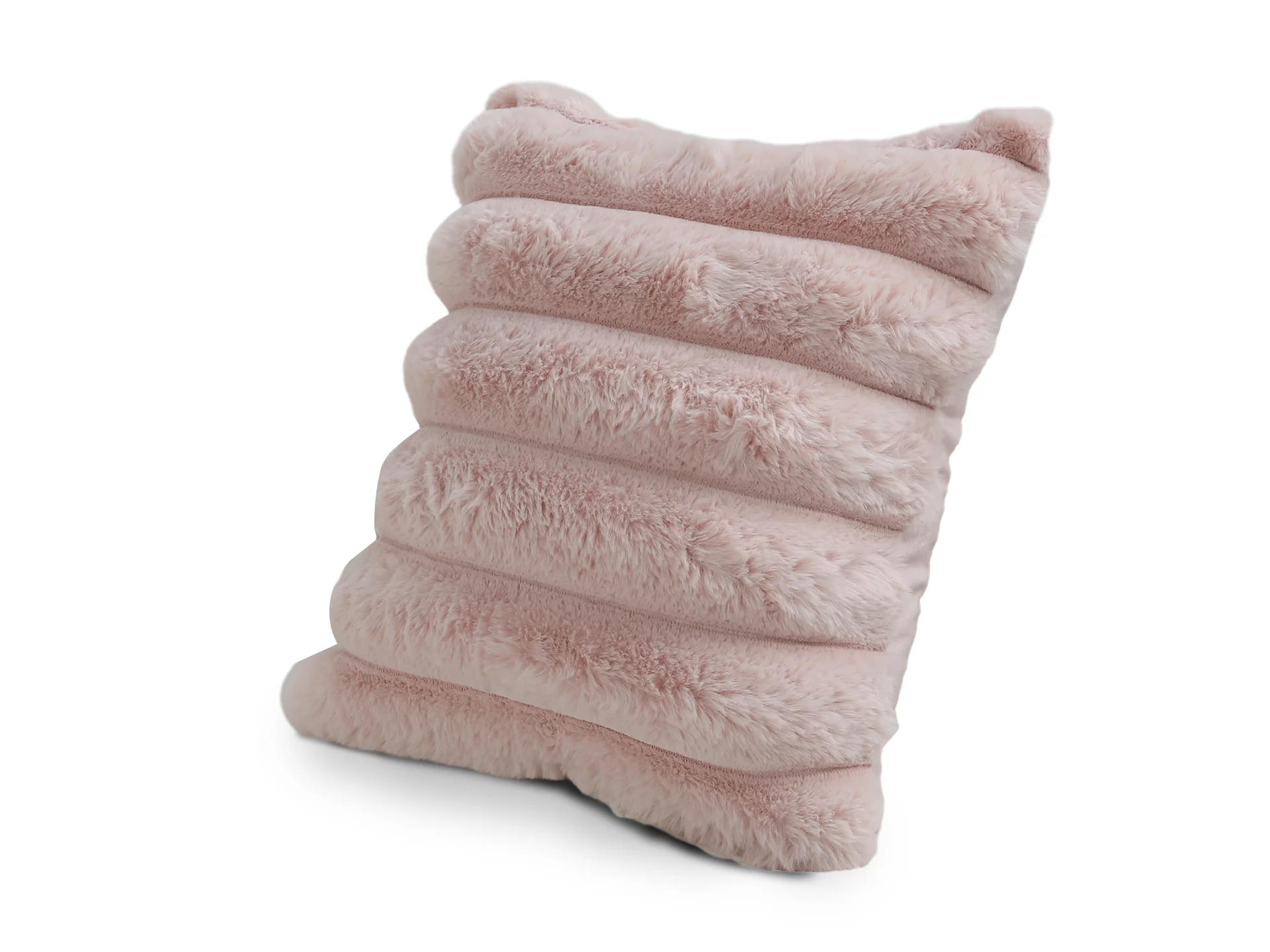 Fluffy Cushion Pink 45x45cm - Image 4