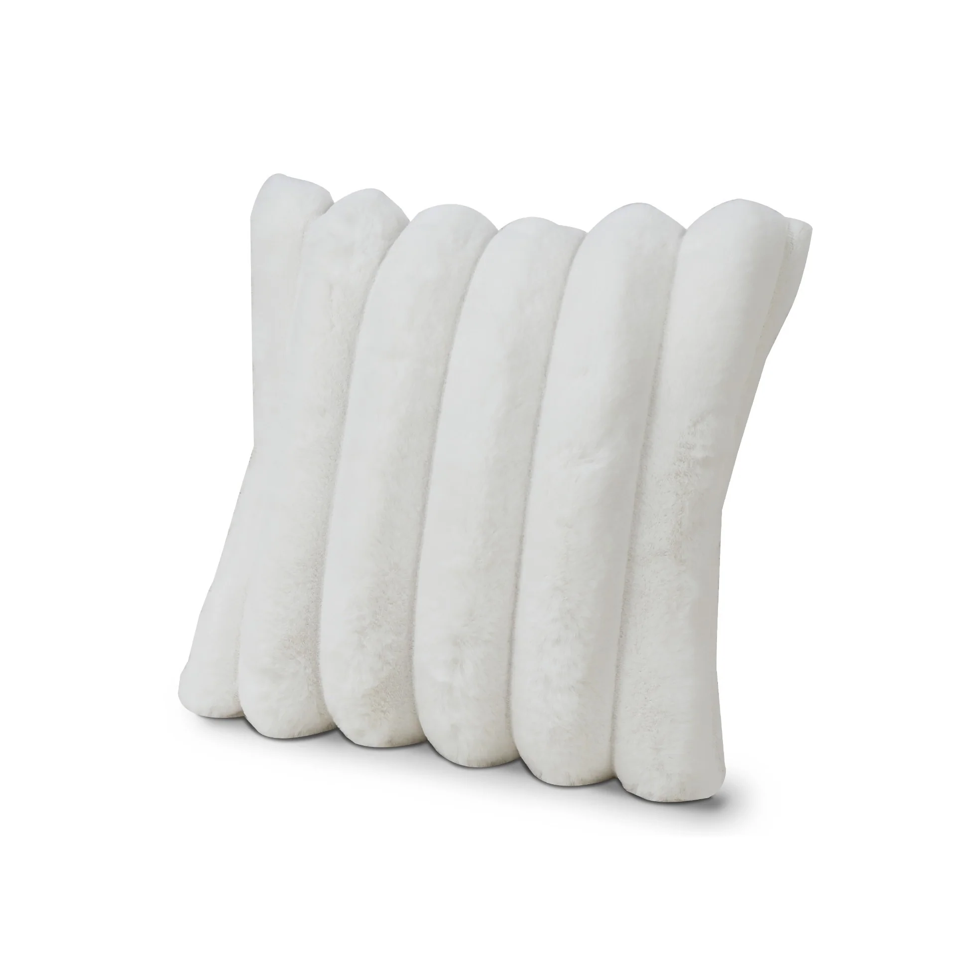 Fluffy Cushion White 45x45cm - Image 2