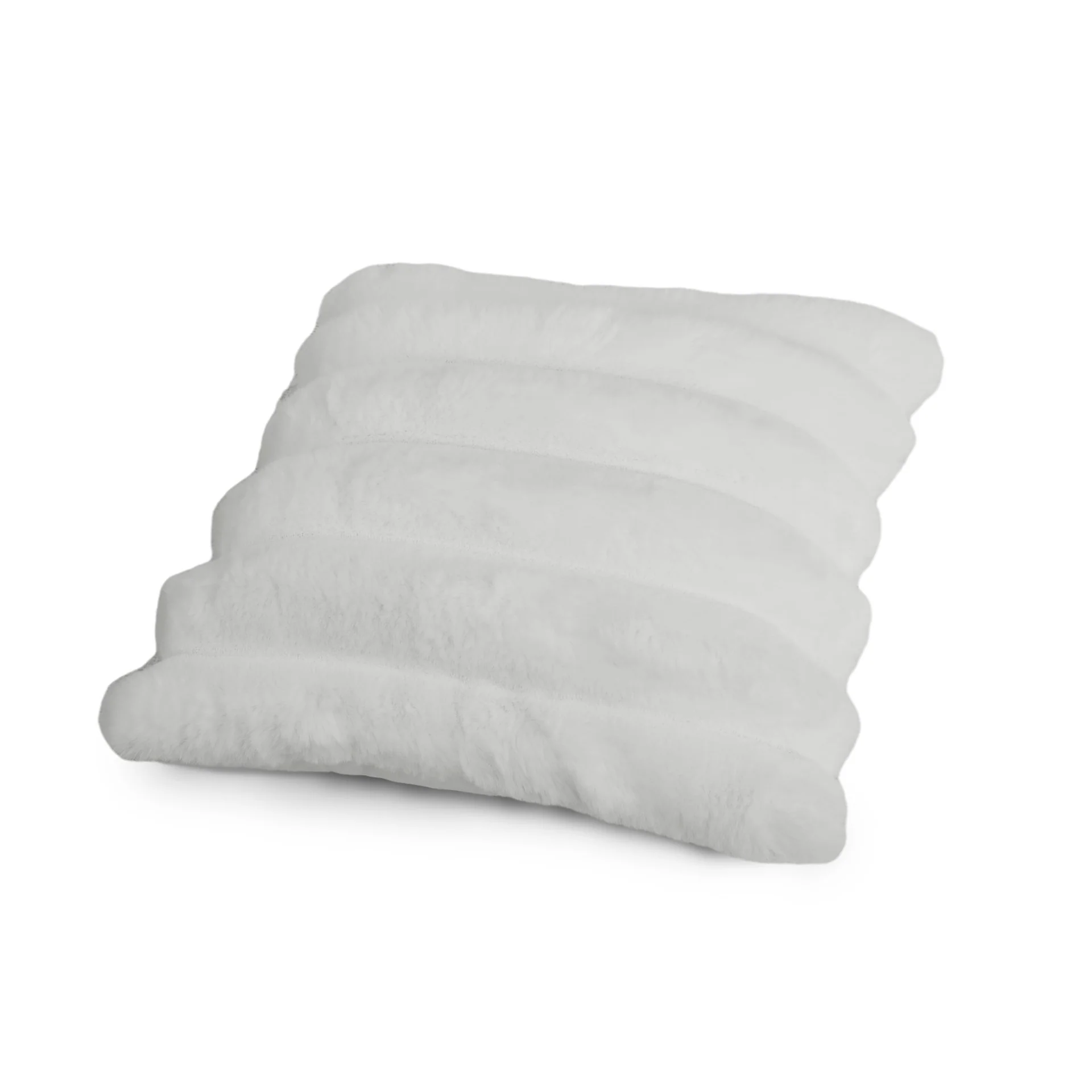 Fluffy Cushion White 45x45cm - Image 4