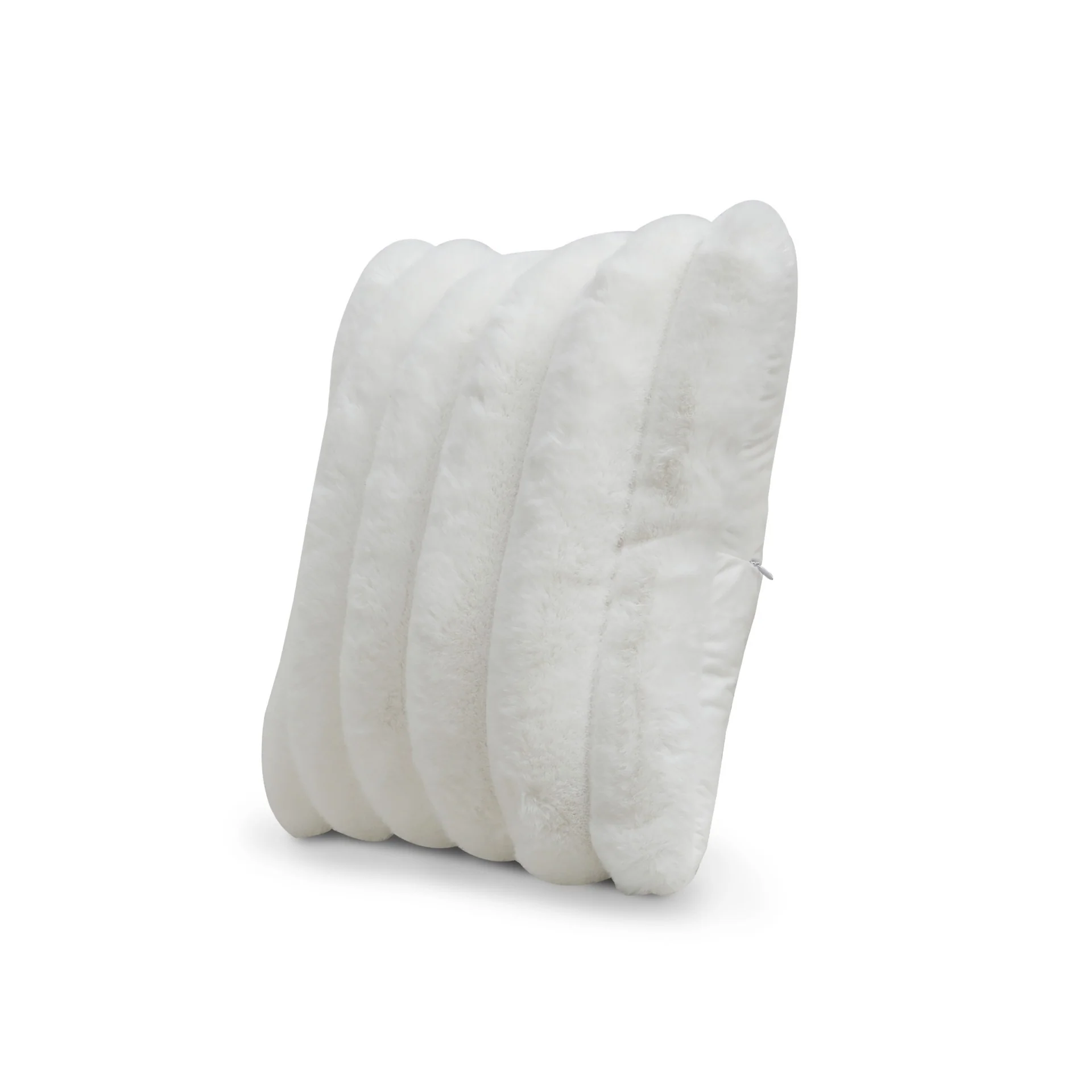 Fluffy Cushion White 45x45cm - Image 5