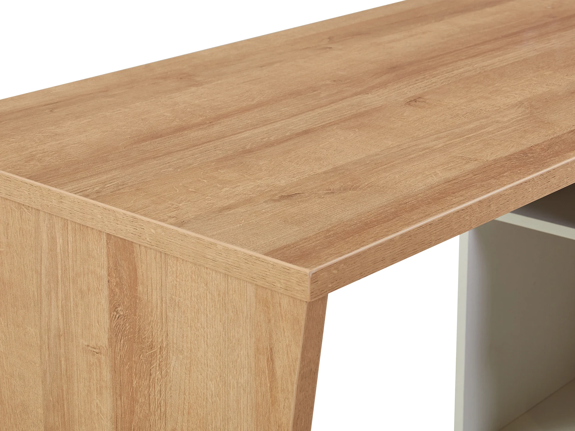Flynn 170cm Computer Desk - Oak - Image 10