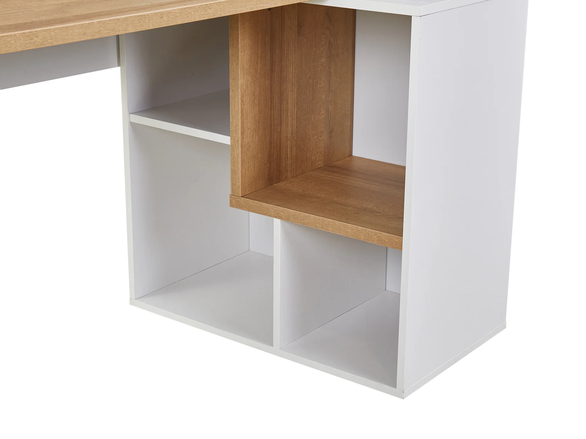 Flynn 170cm Computer Desk - Oak - Image 9
