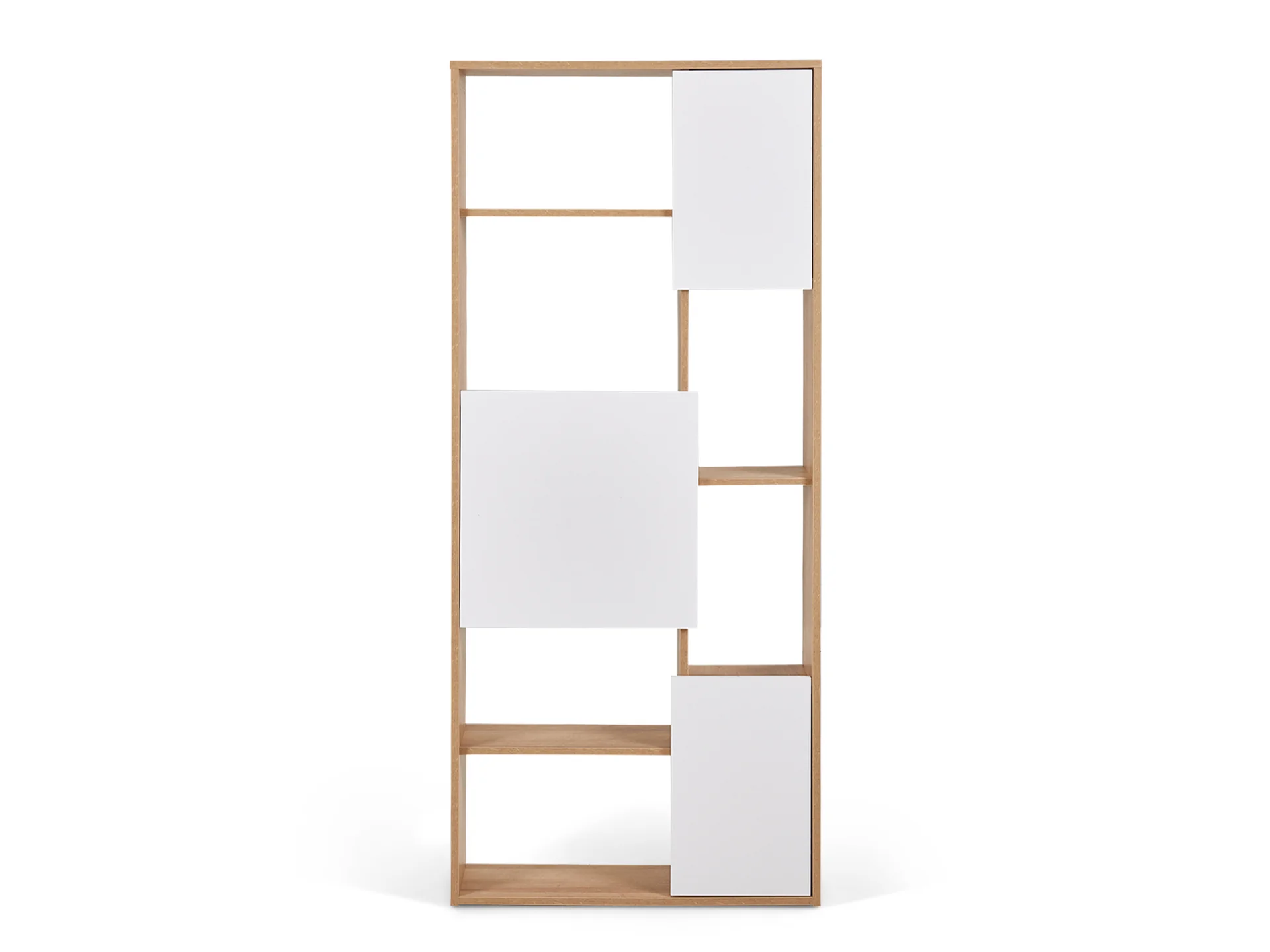 Flynn Wooden Bookshelf - Oak - Image 3