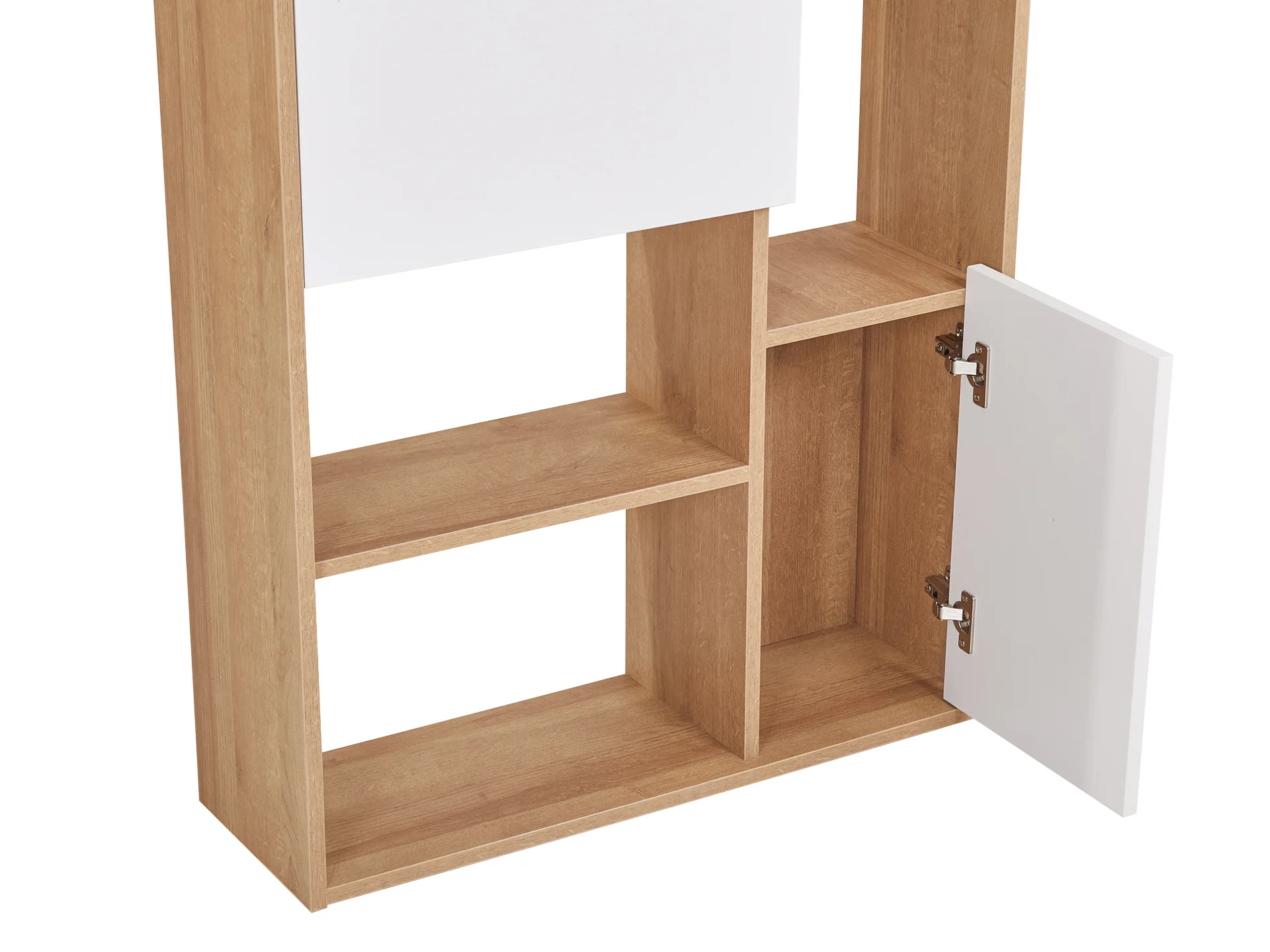 Flynn Wooden Bookshelf - Oak - Image 5