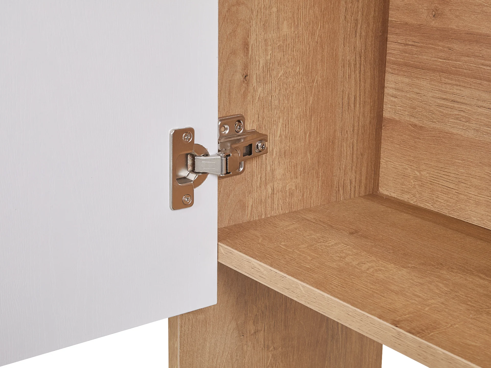 Flynn Wooden Bookshelf - Oak - Image 6