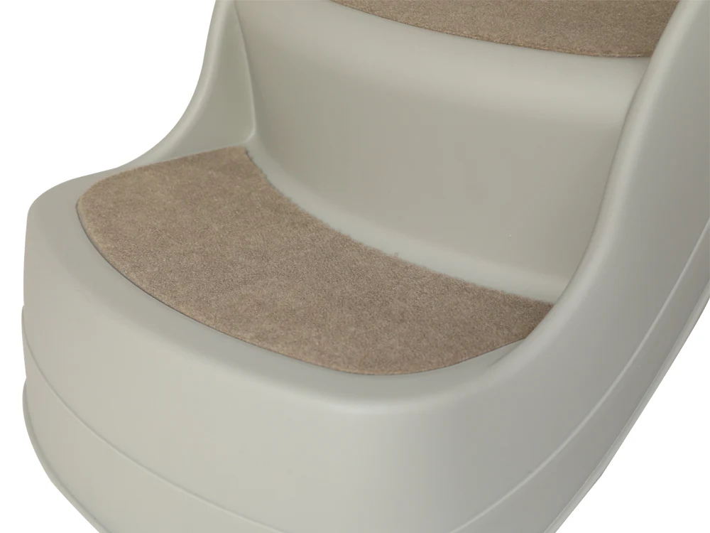 Folding 3 Steps Pet Stairs - Grey - Image 6