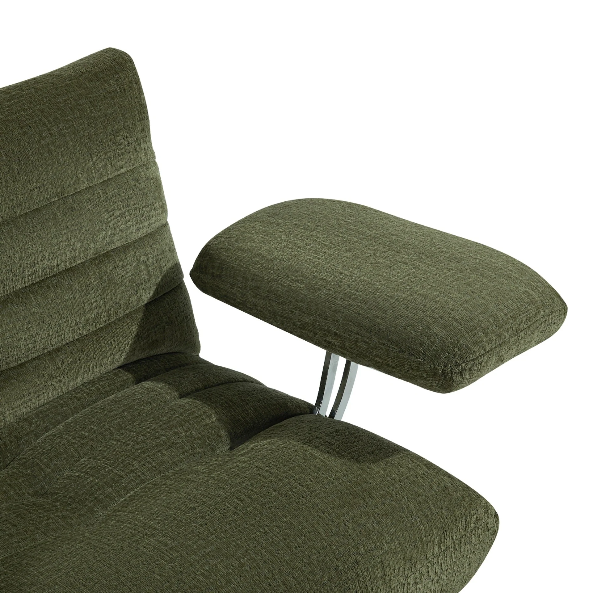 Fowey 3 Seater Sofa Bed - Green - Image 12