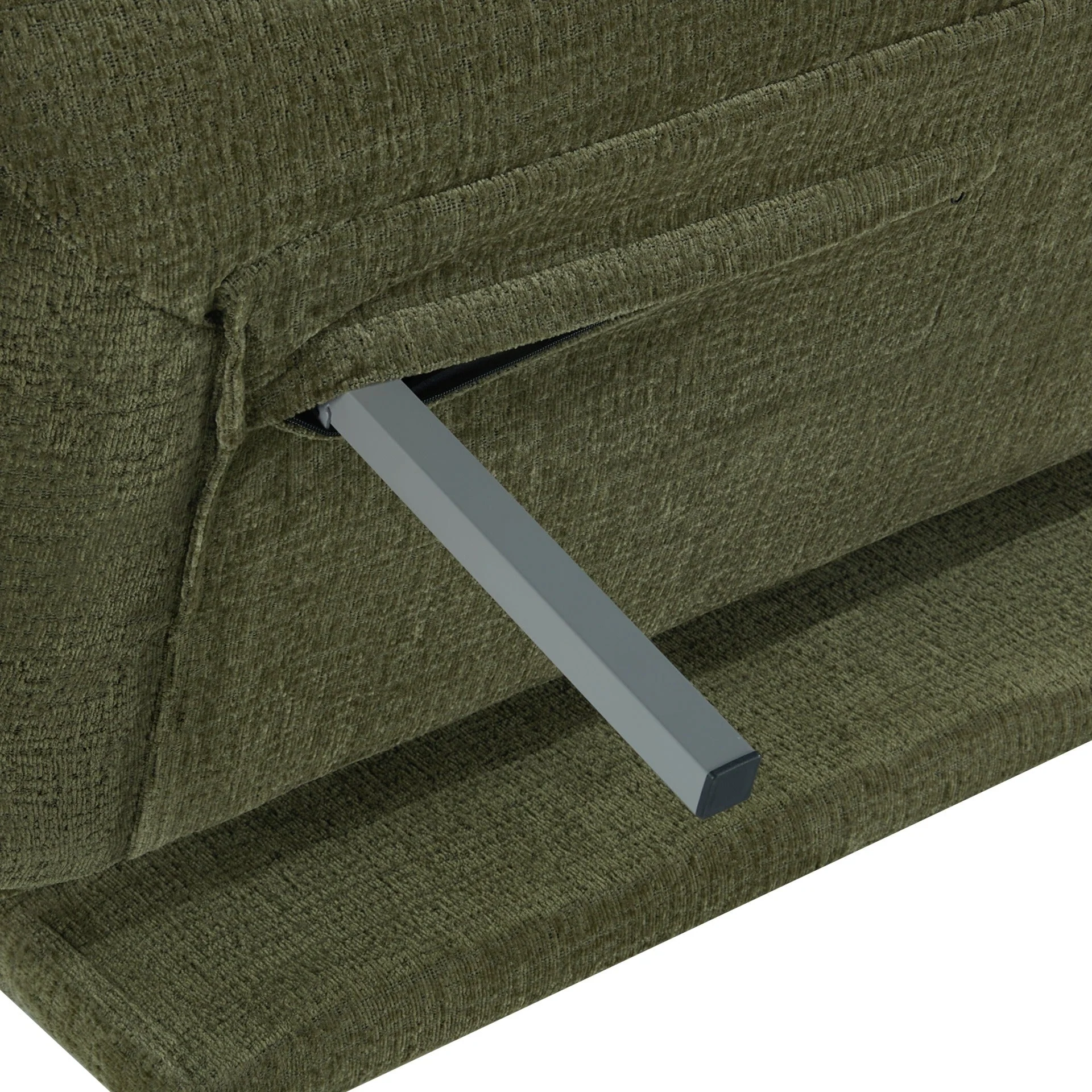 Fowey 3 Seater Sofa Bed - Green - Image 15