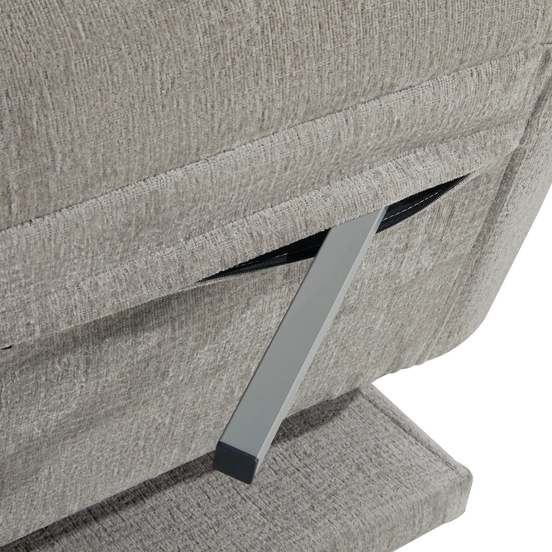 Fowey 3 Seater Sofa Bed - Grey - Image 10