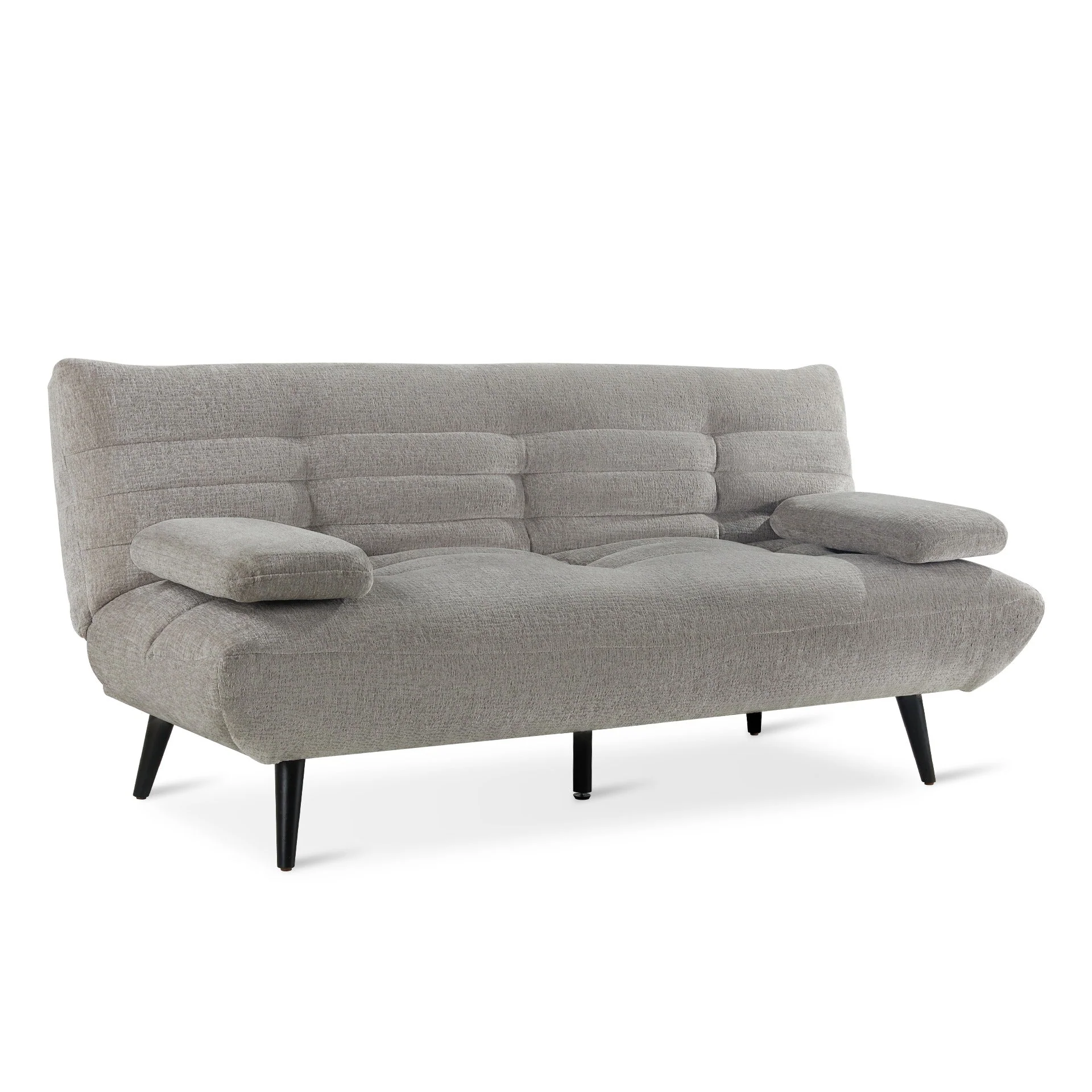 Fowey 3 Seater Sofa Bed - Grey - Image 3