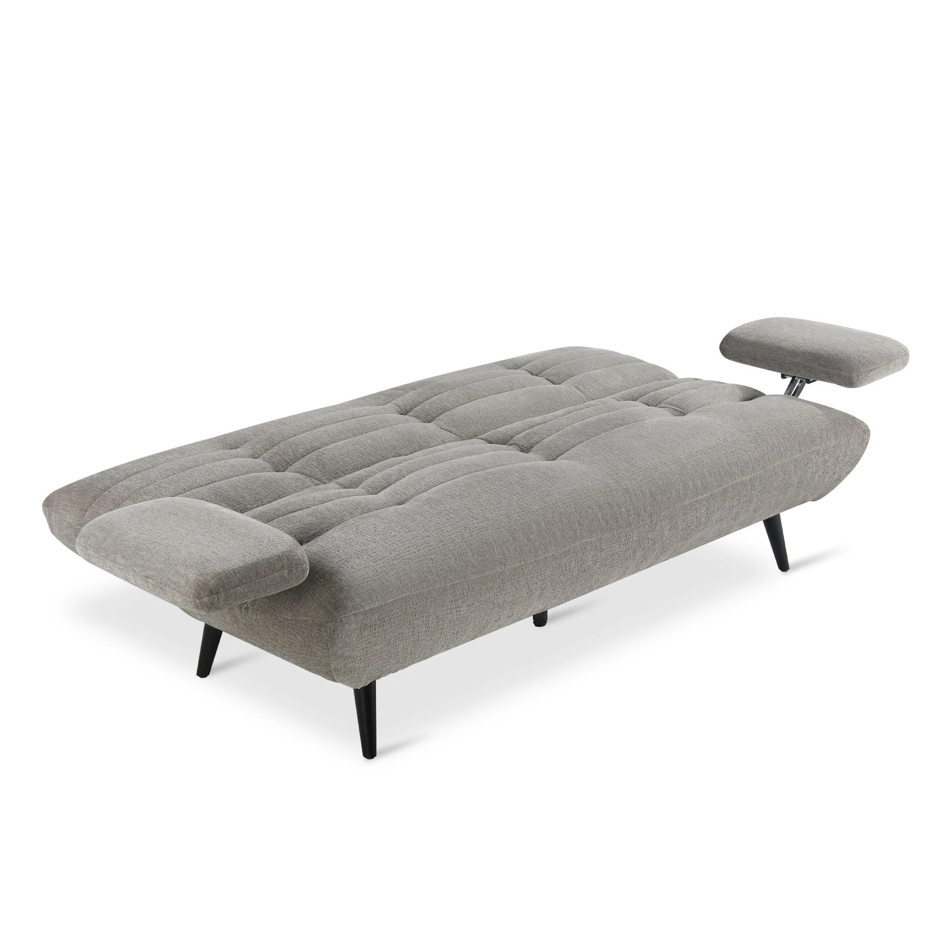 Fowey 3 Seater Sofa Bed - Grey - Image 5