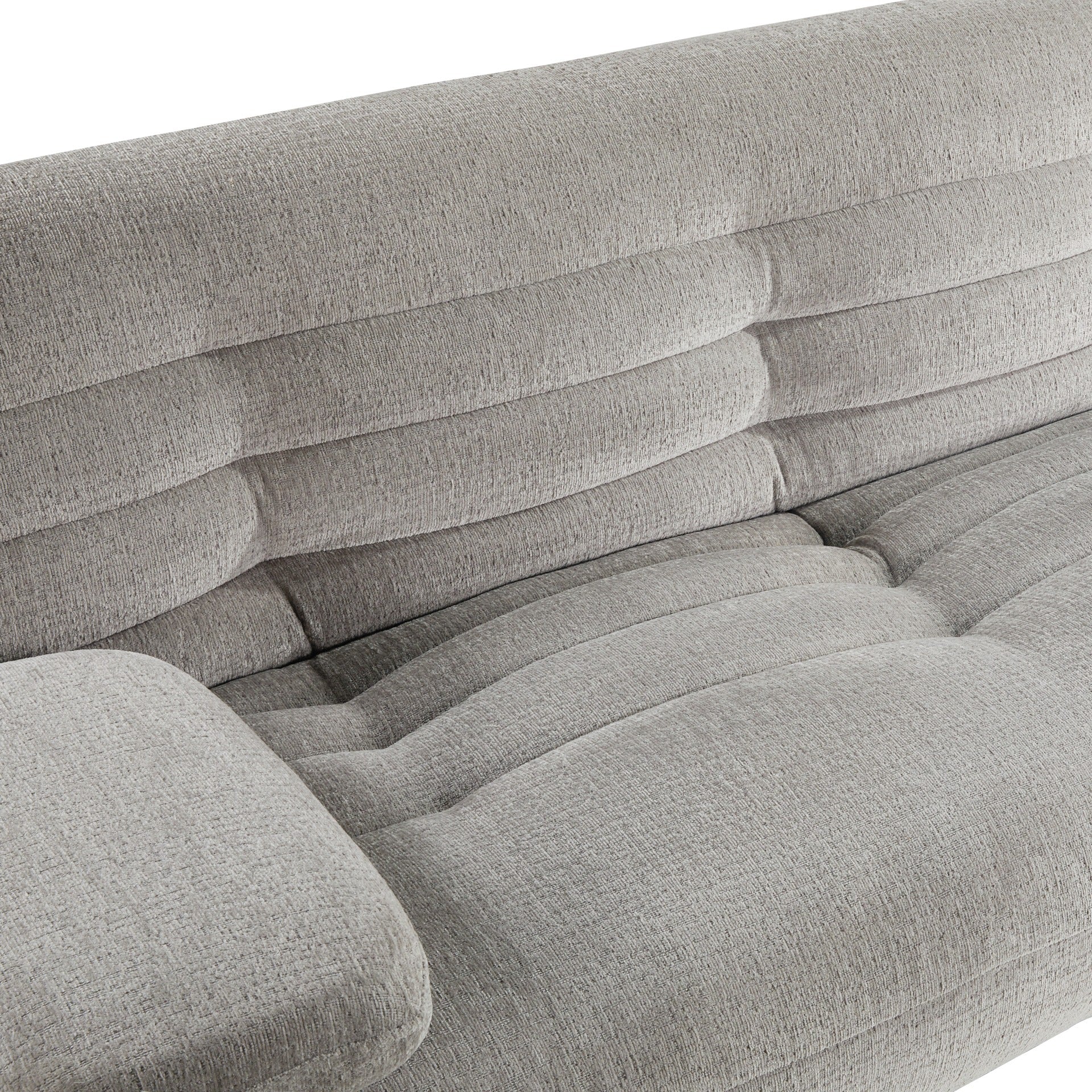 Fowey 3 Seater Sofa Bed - Grey - Image 6