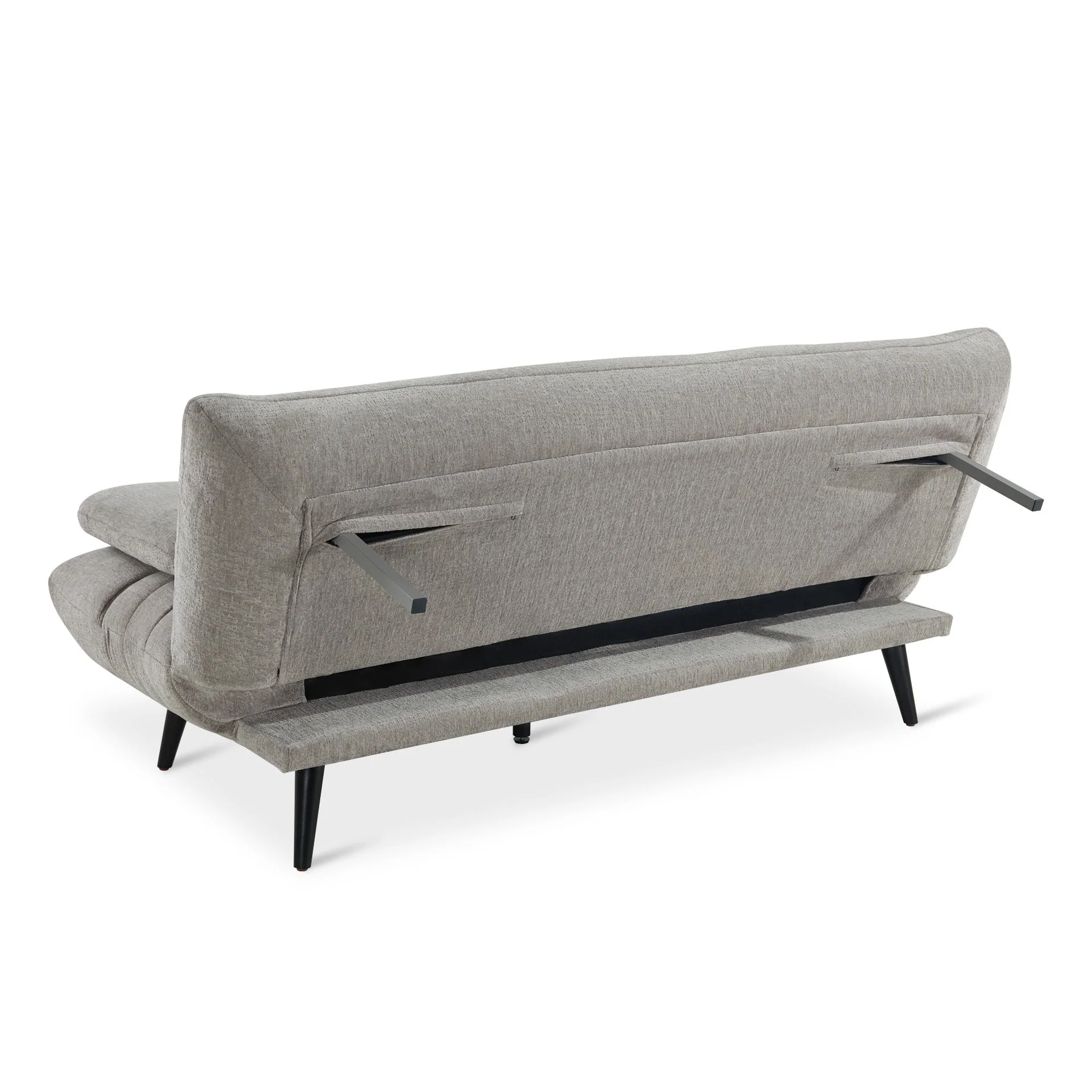 Fowey 3 Seater Sofa Bed - Grey - Image 9