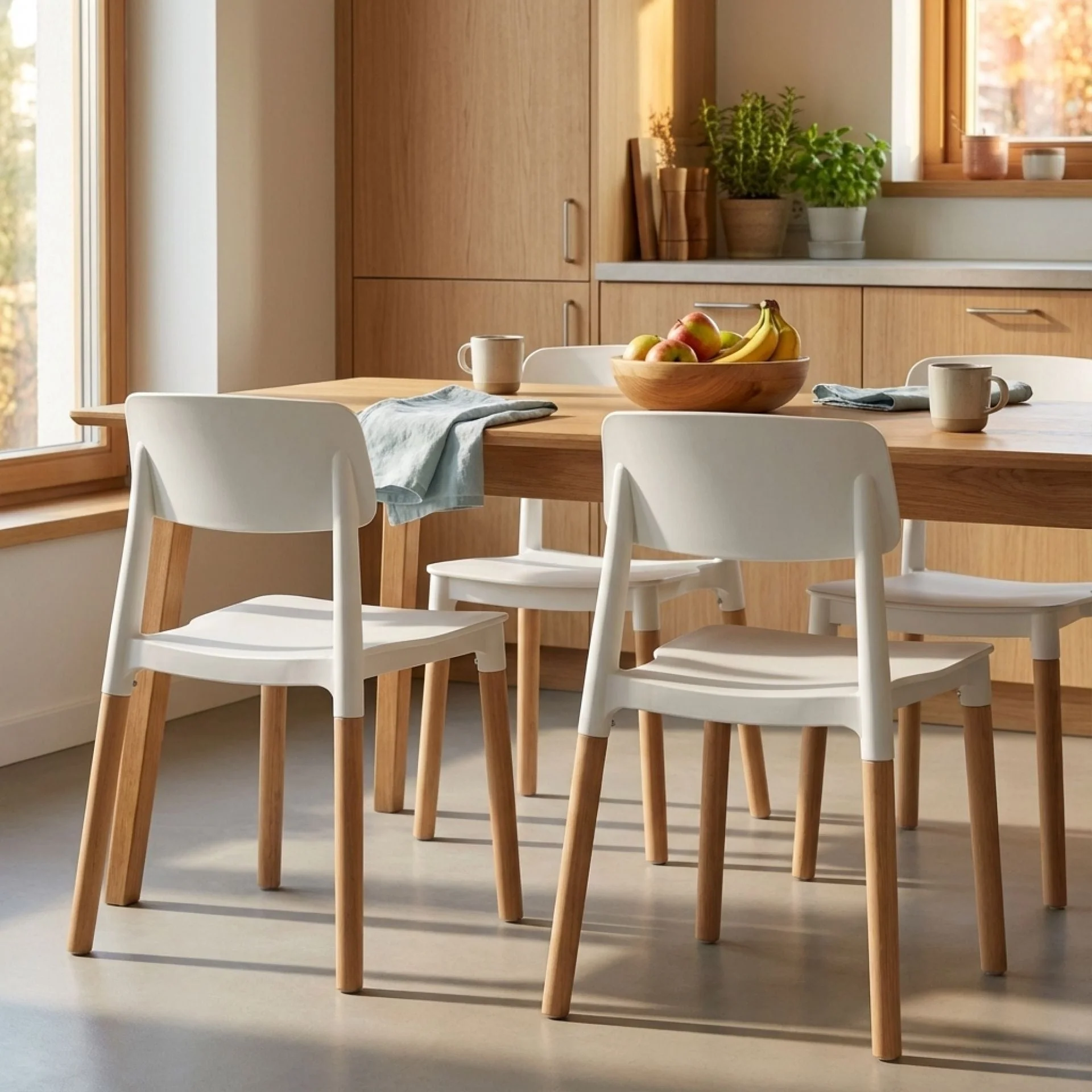 Fox Dining Chair - Set of 4 - White