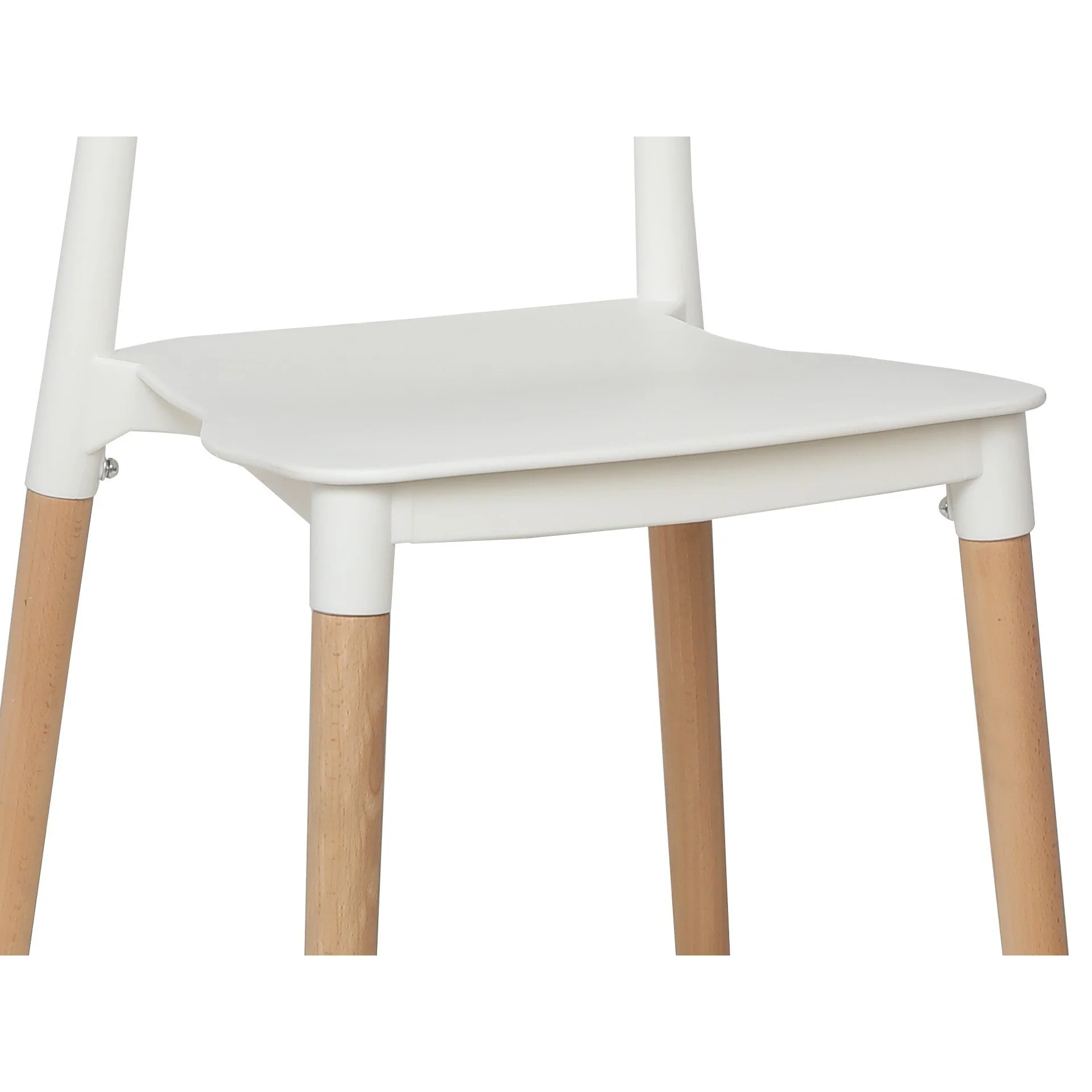 Fox Dining Chair - Set of 4 - White - Image 6