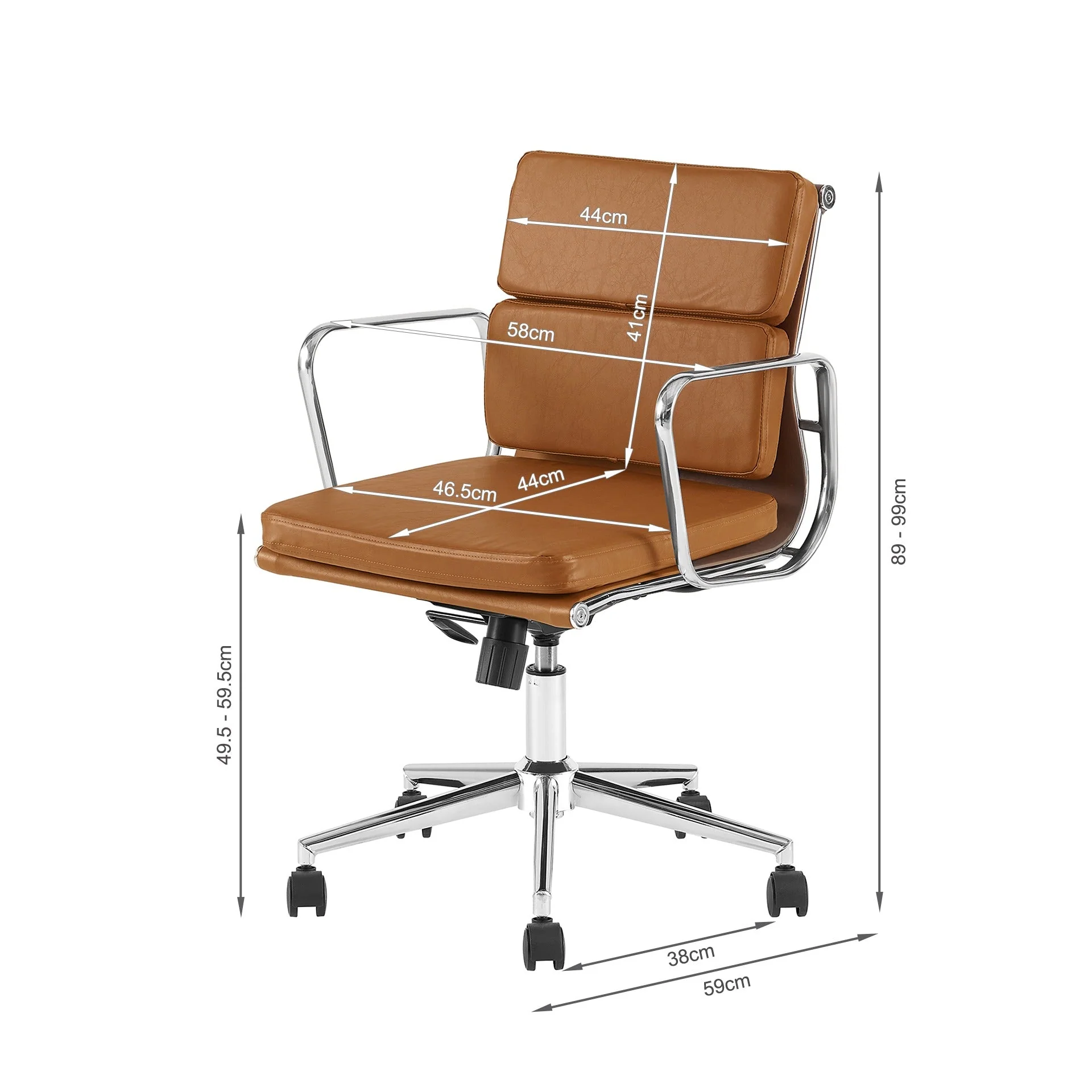 Franco Office Chair - Tan - Image 14
