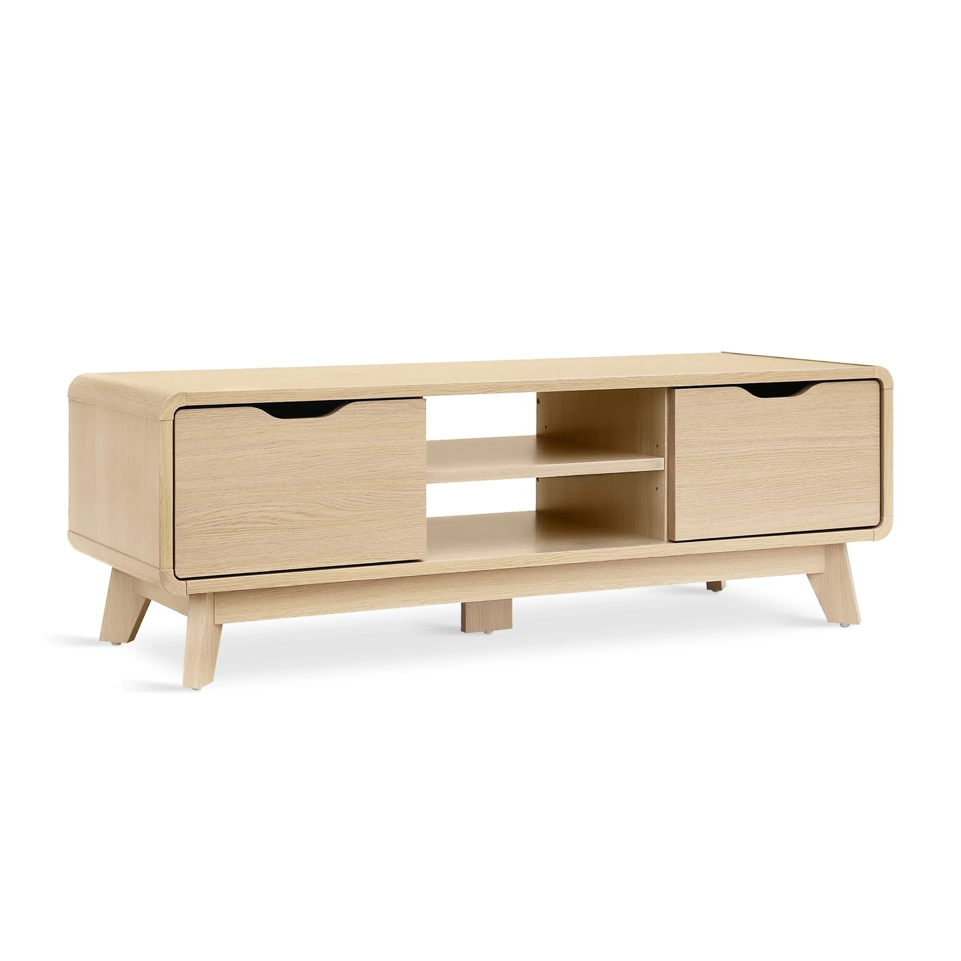 Fredy 1.2m Entertainment Unit - Oak - Image 9