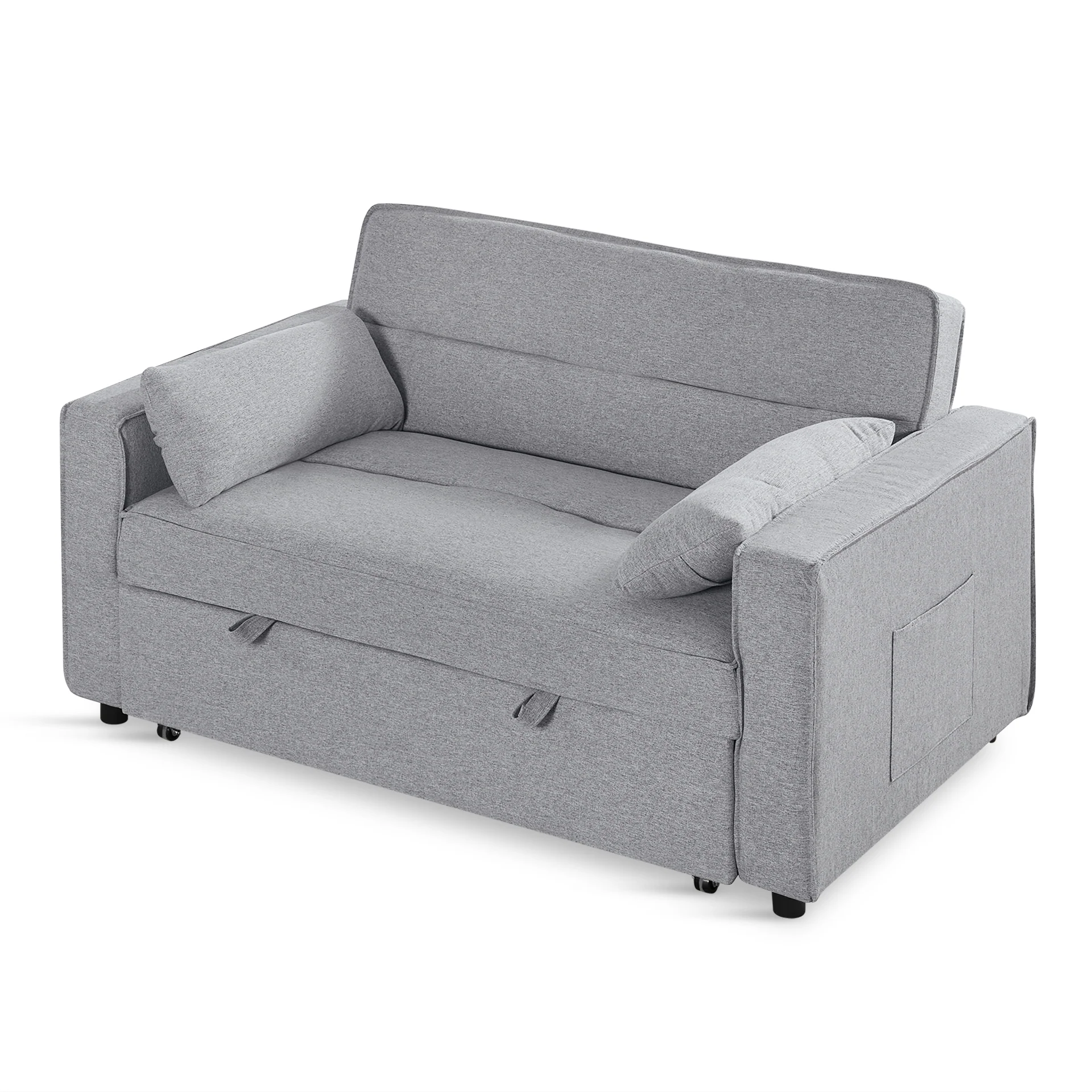 Freyja 2 Seater Sofa Bed - Grey - Image 11
