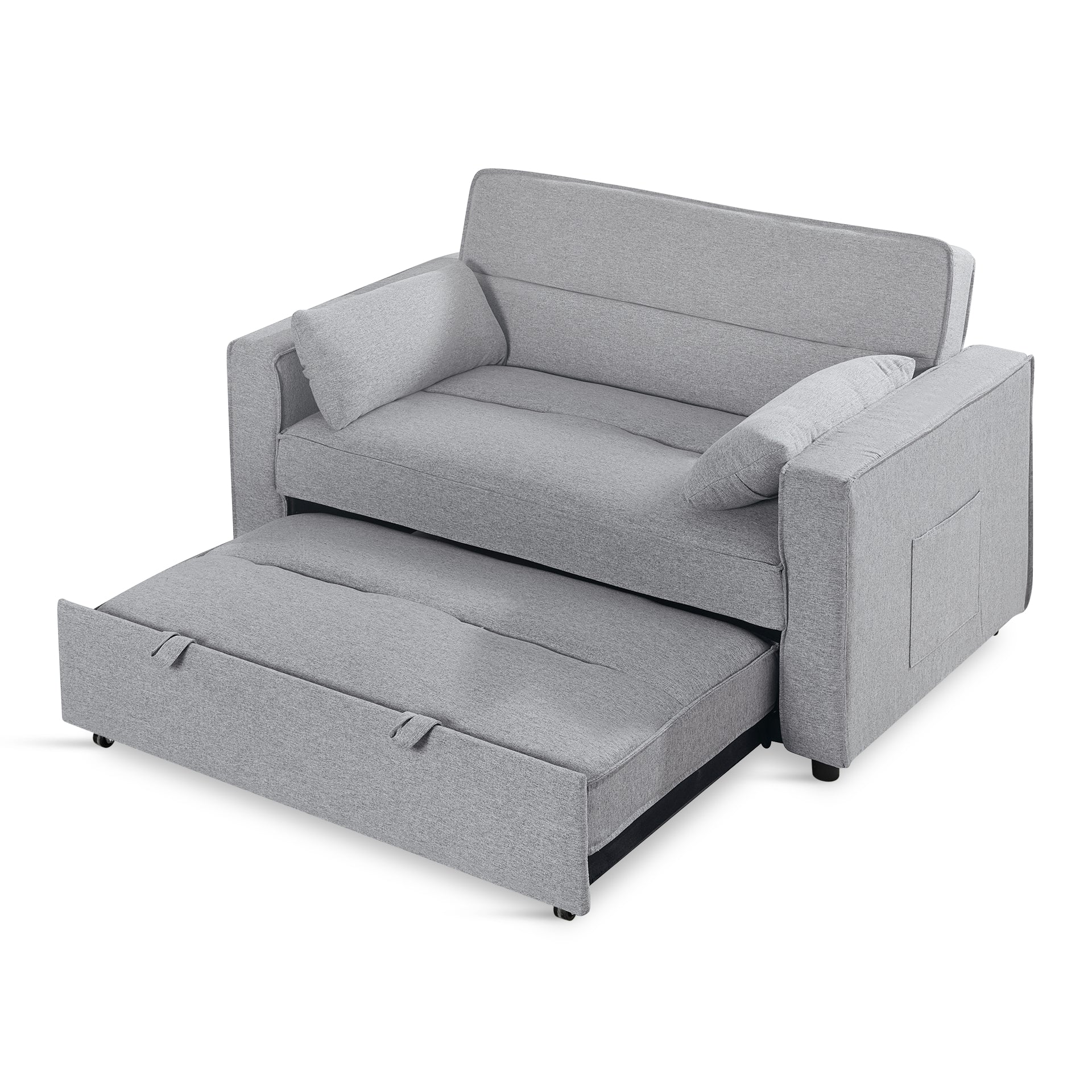 Freyja 2 Seater Sofa Bed - Grey - Image 12